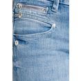 freeman t. porter straight jeans alexa straight sdm met decoratie-ritsen en studs-decor blauw