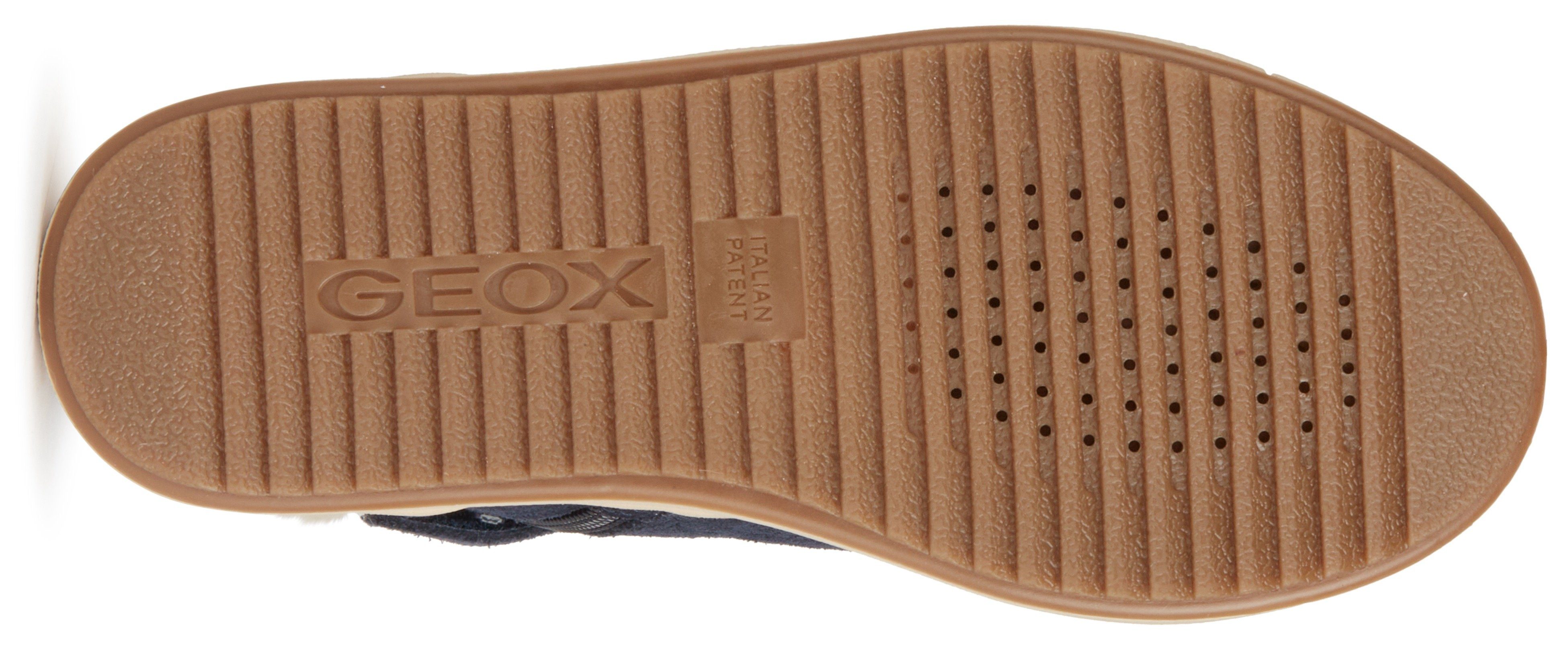 Geox Winterlaarzen J REBECCA GIRL WPF Veterschoenen, kinderlaarzen met faux bont