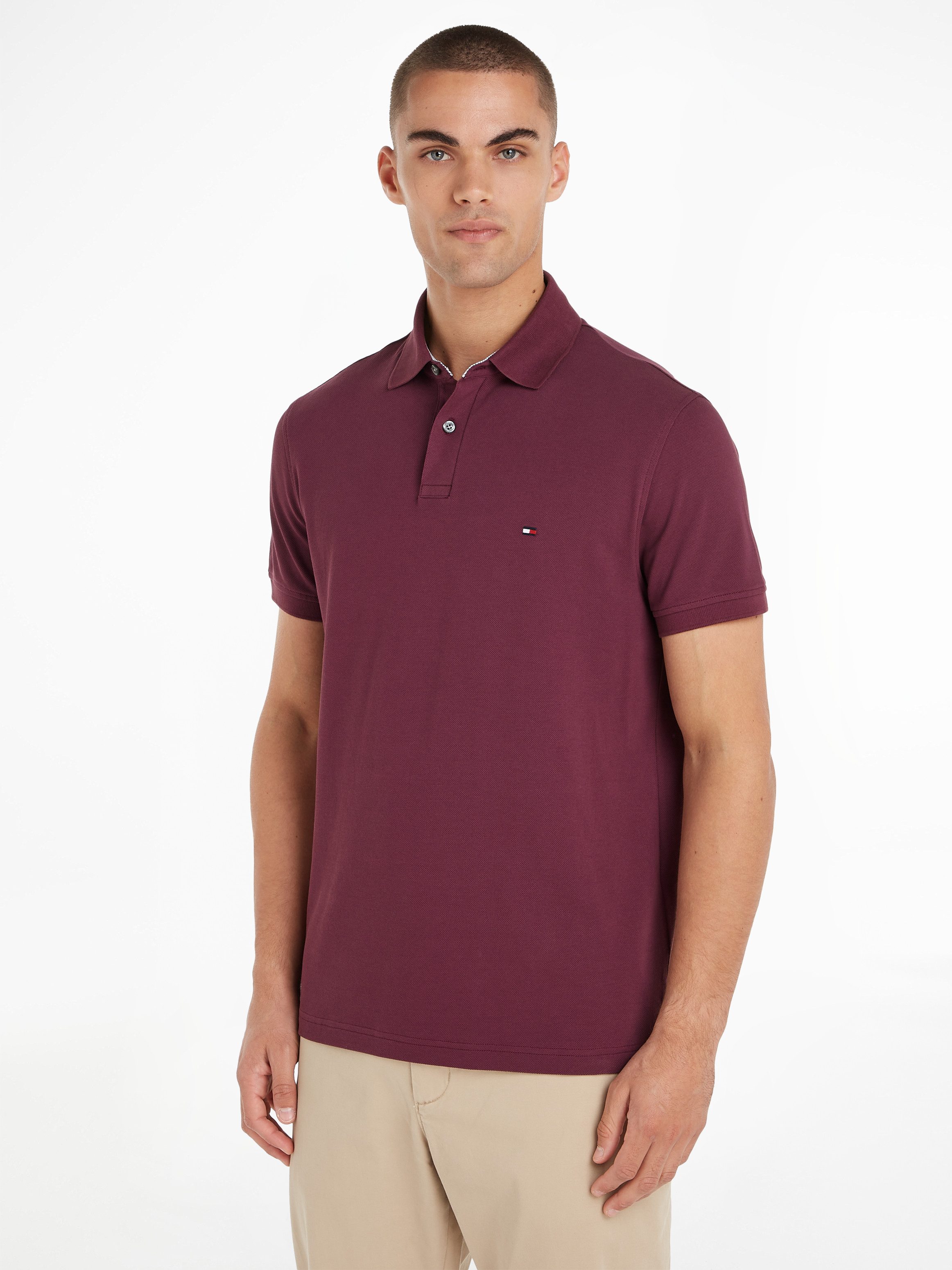 Tommy Hilfiger Poloshirt 1985 REGULAR POLO met contraststrepen in de kraag