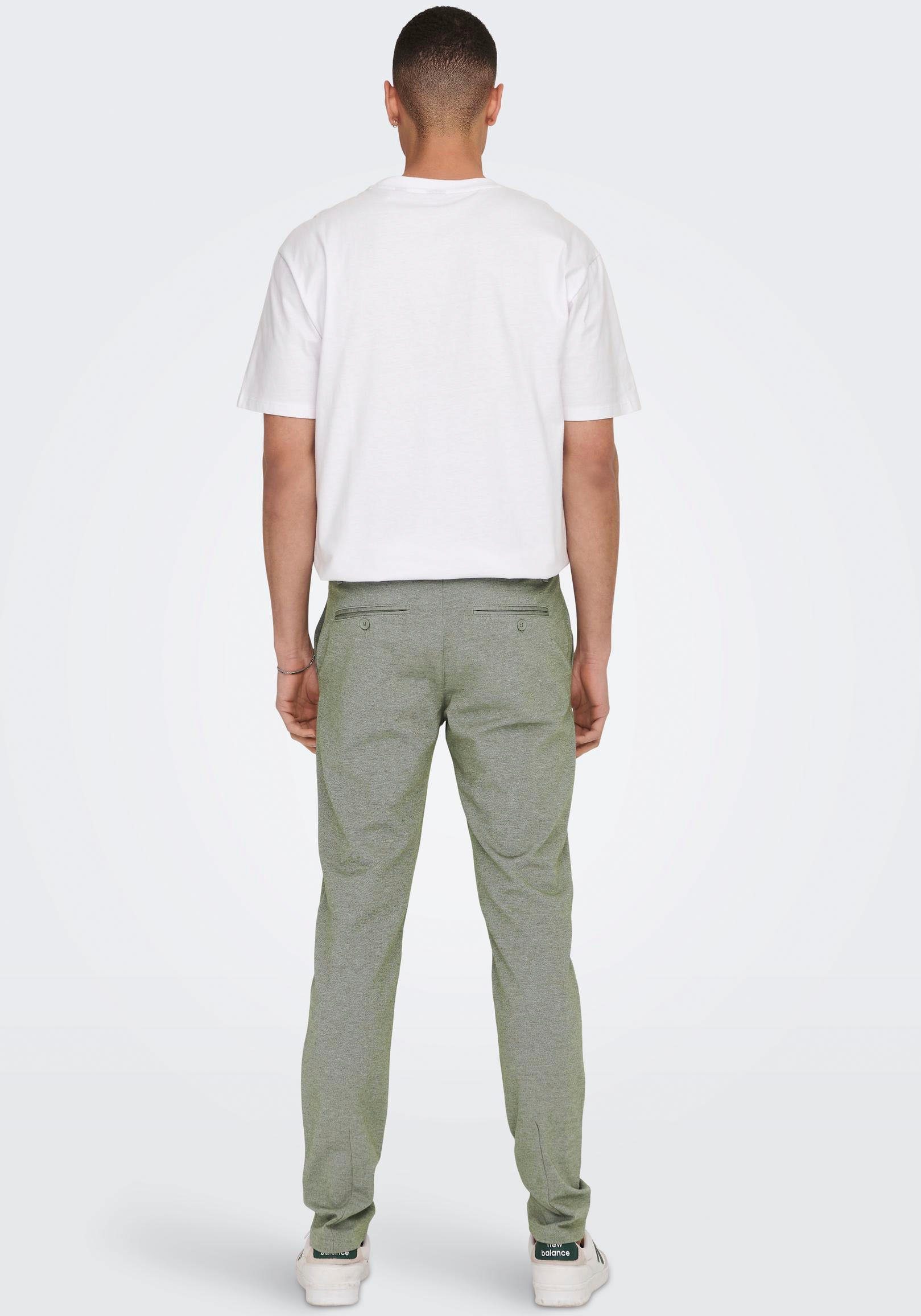 ONLY & SONS Chino met gesloten achterzakken