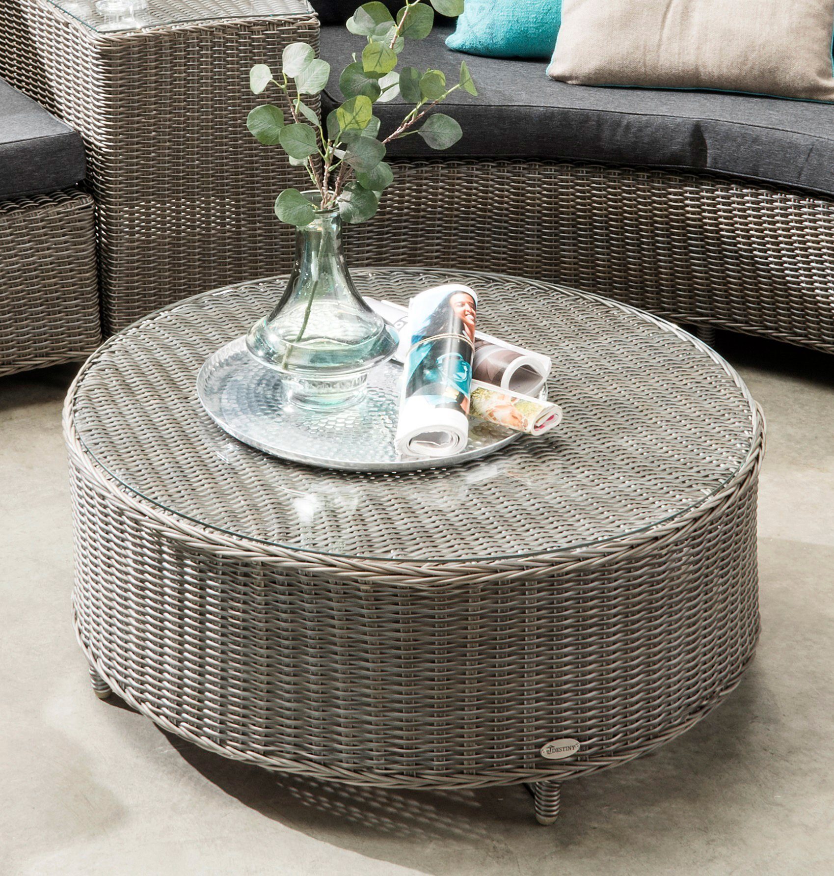 Destiny Tuinset Rio Aluminium, polyrotan (set, 18-delig)