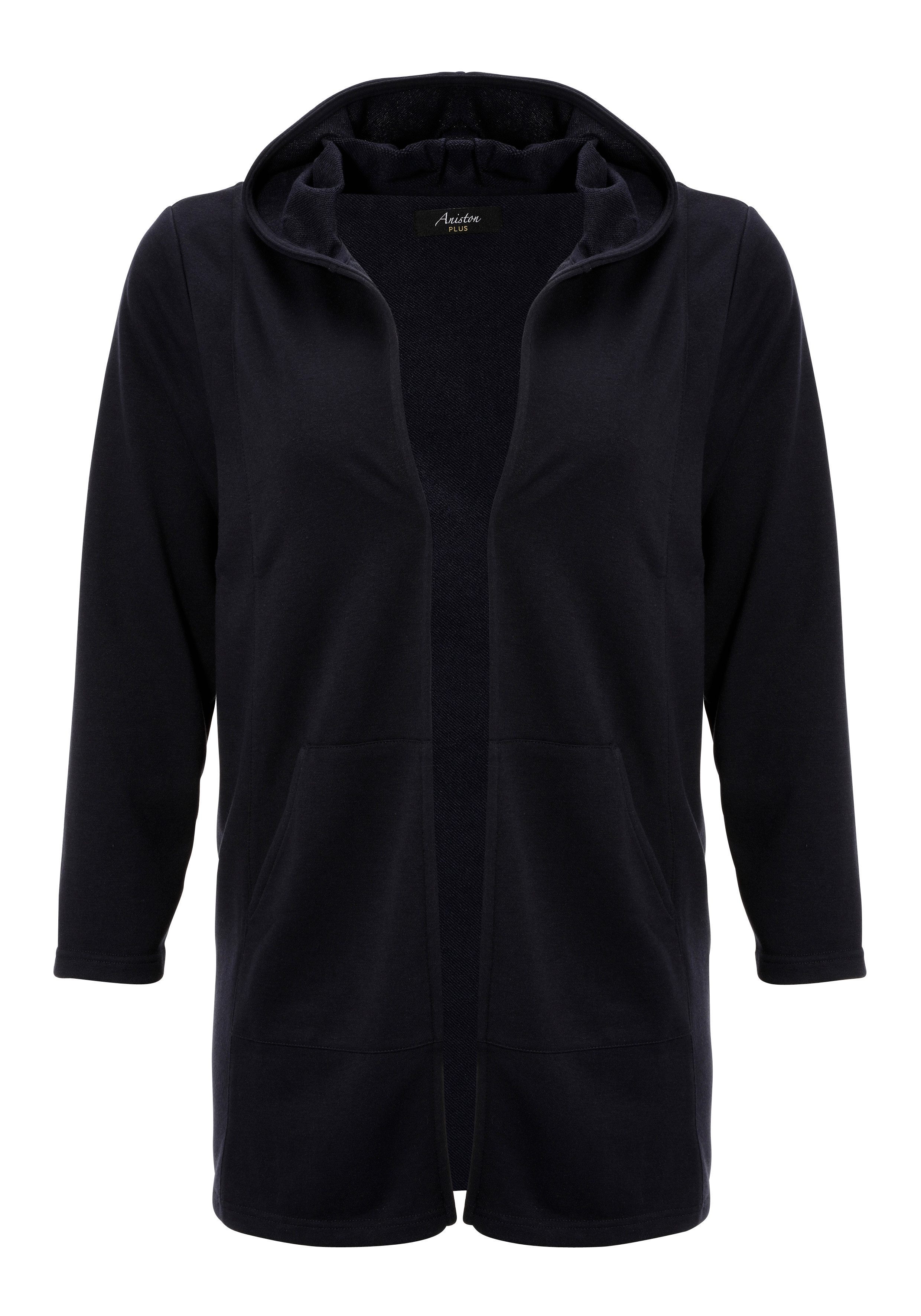 Aniston PLUS Sweatvest met een capuchon - nieuwe collectie