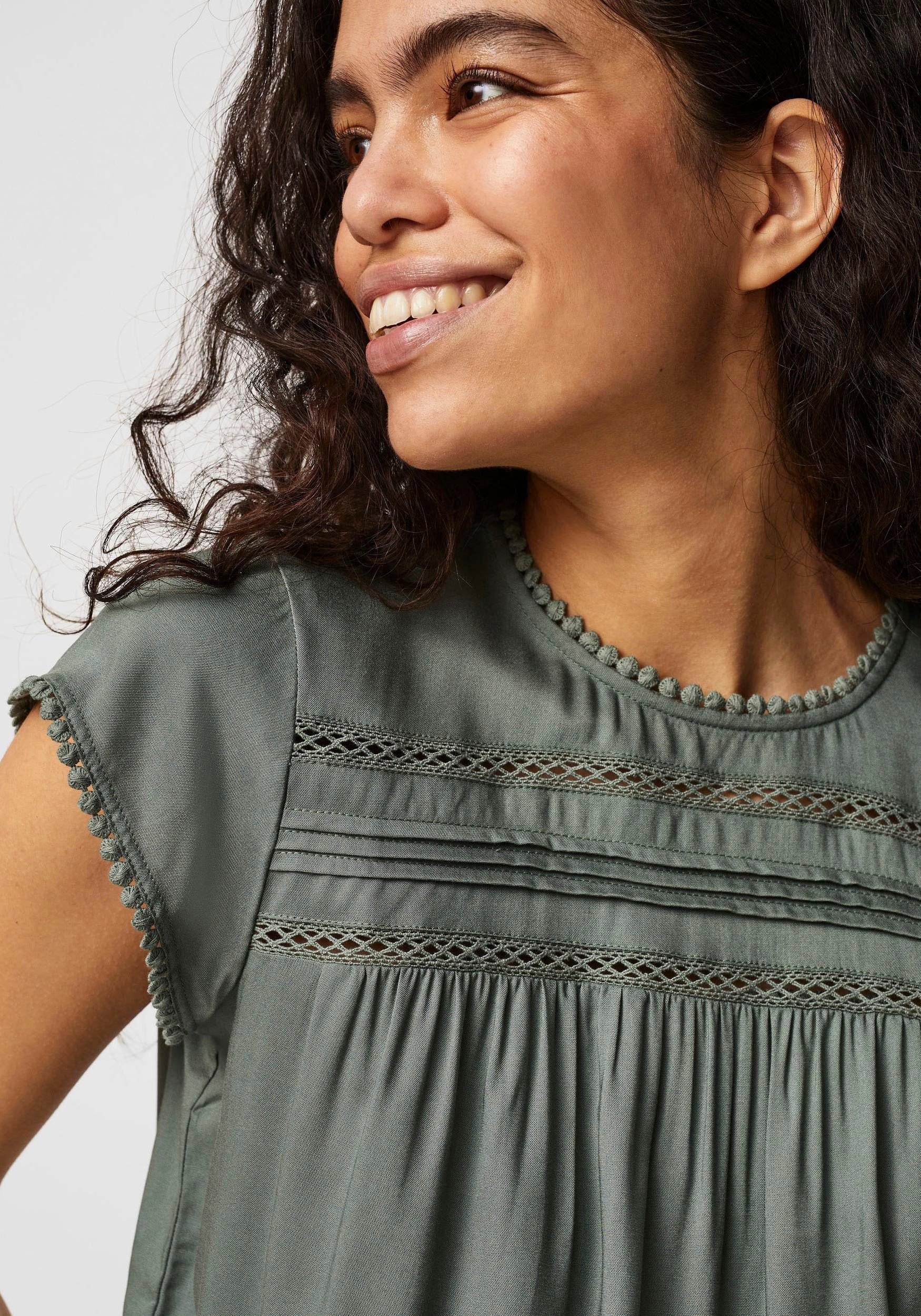 Vero Moda Kanten top VMDEBBIE PLEAT S/L TOP GA NOOS