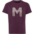 mexx t-shirt met metallicprint rood