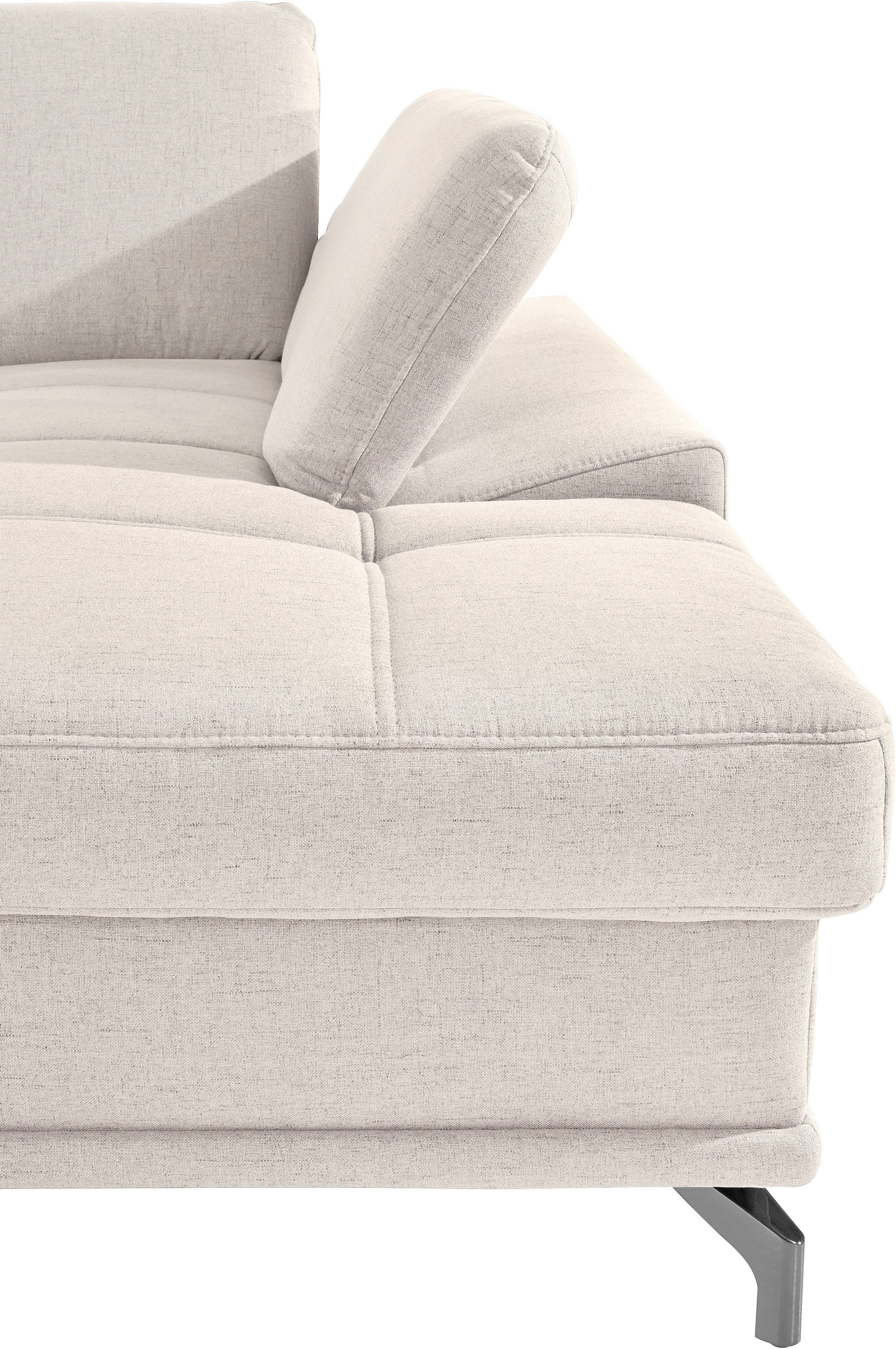 Places of Style Zithoek Costello U-vorm, met zitdiepteverstelling, armleuningverstelling en