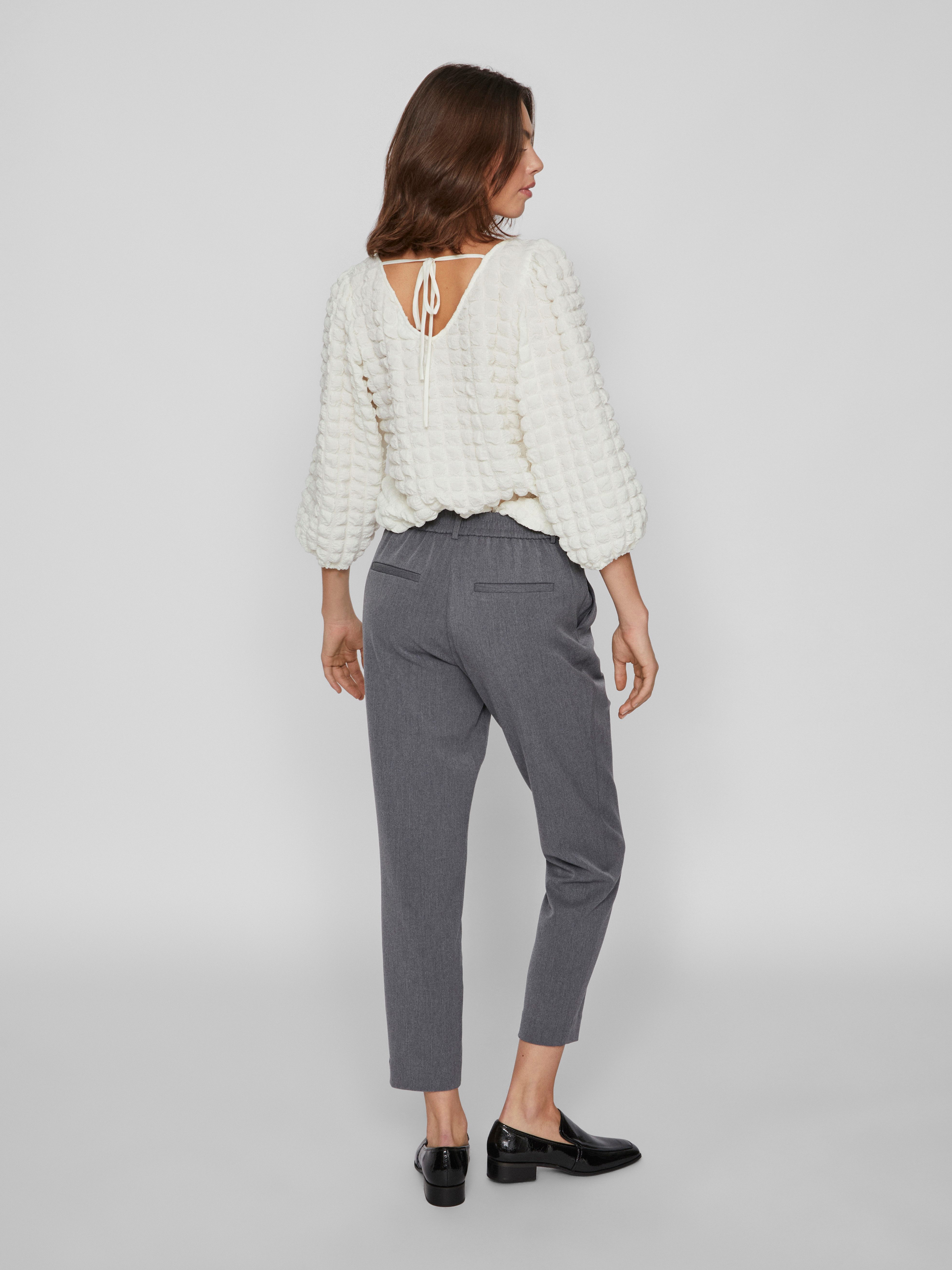 Vila Pantalon VIVARONE HW SLIM PANT - NOOS