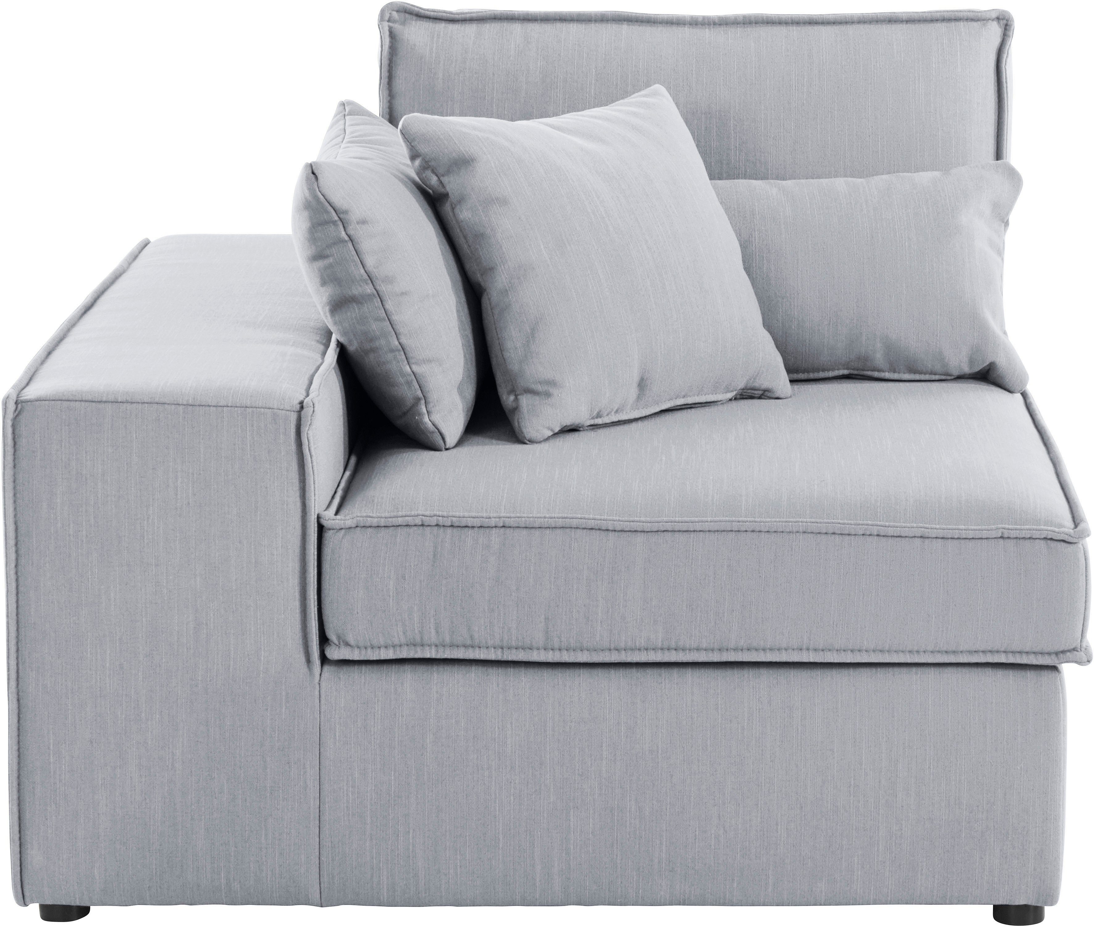 RAUM.ID Sofaelement Florid als deel van een modulaire bank, stevig zitcomfort, ook in cord