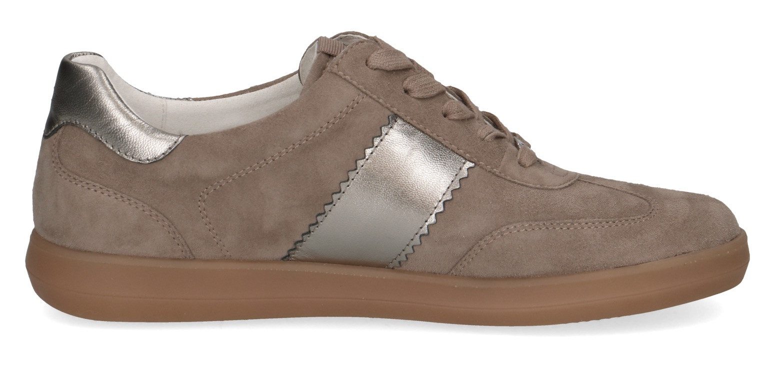Caprice Plateausneakers , vrijetijdsschoen, halfschoen, veterschoen met gepolsterde schacht