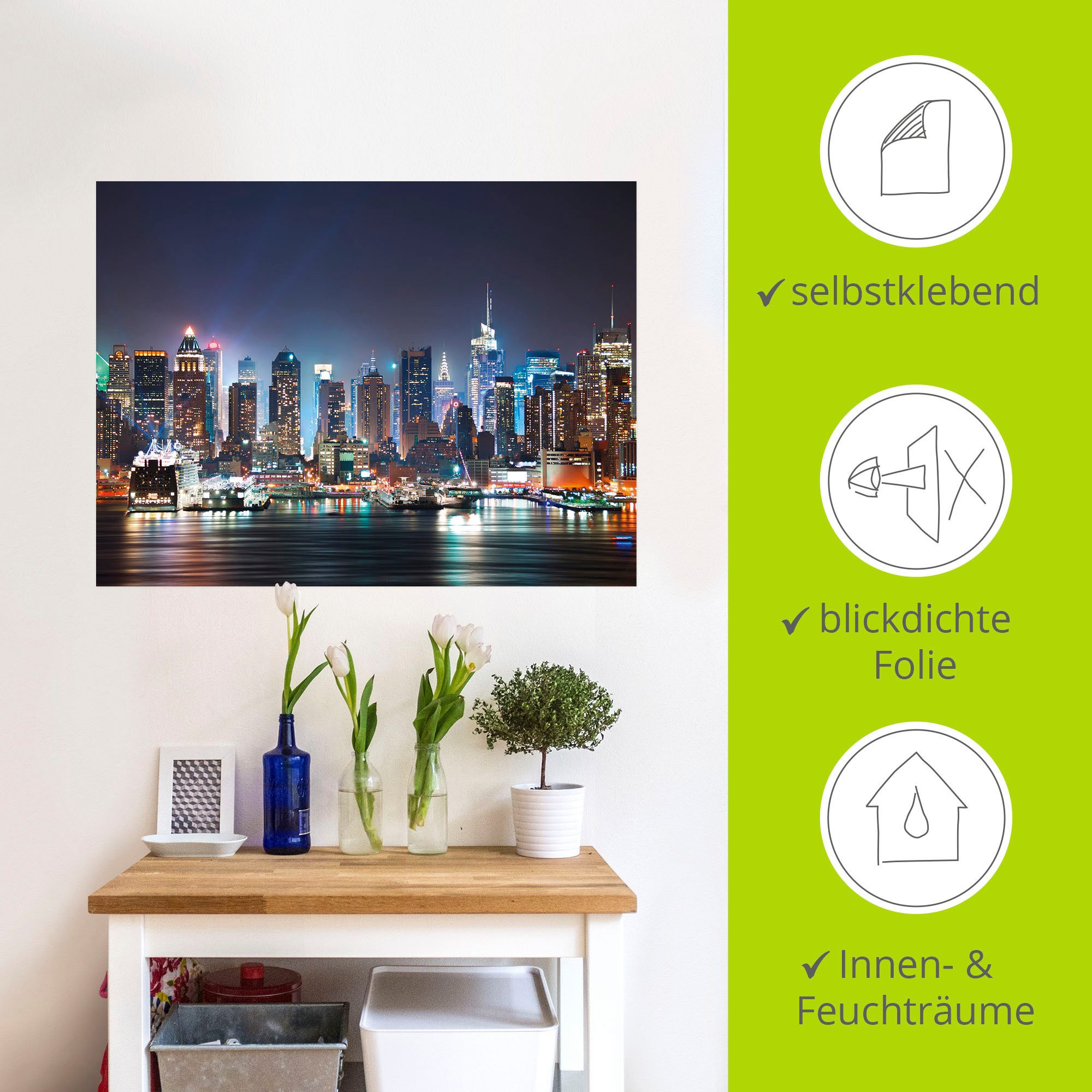 Artland Artprint New York City Times Square als artprint op linnen, poster, muursticker in verschillende maten
