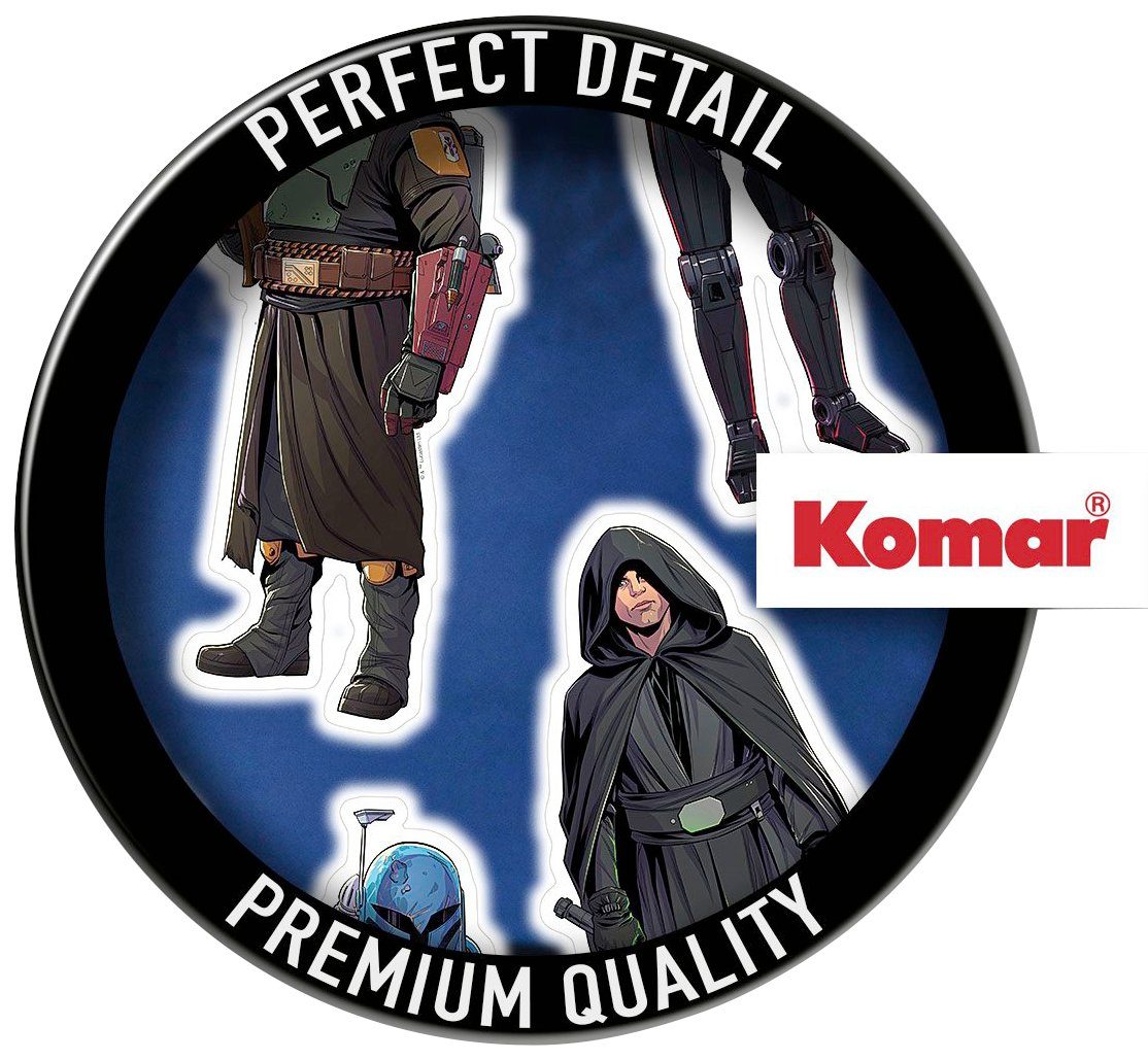 Komar Wandfolie Mandalorian Iconic Figures - afm. 100 x 70 cm (12-delig)