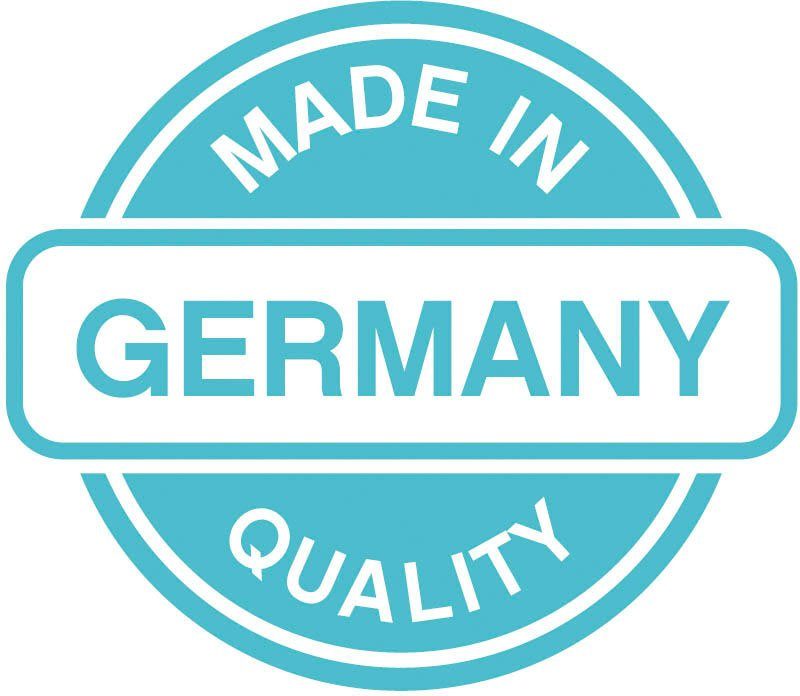 Saphir Badkamerserie Quickset 395 2-delig, keramieken opzetwasbak met led-spiegel Wastafelmeubel 73 cm breed, 2 laden, wastafelblad, badkameraccessoireset (4-delig)