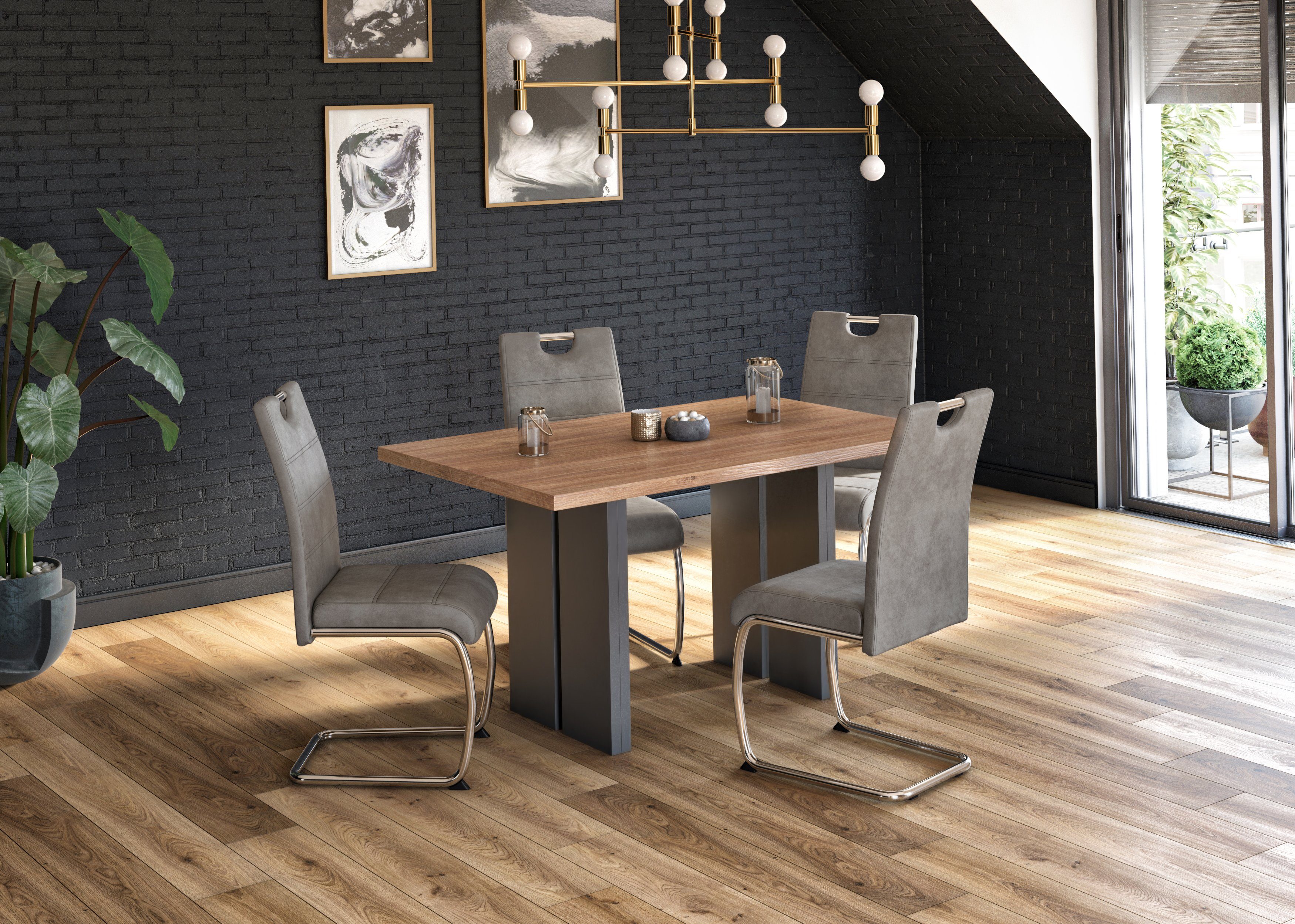 HELA Vrijdragende stoel Flora, eetkamerstoelen