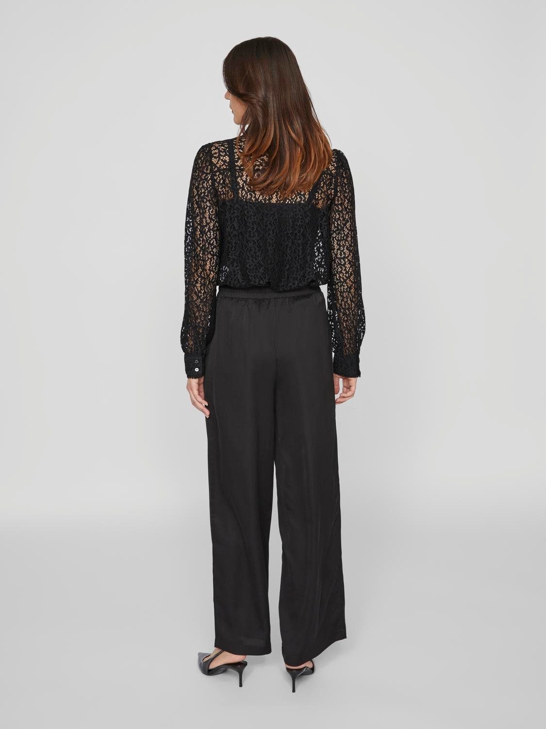 Vila Comfortbroek VIELLETTE HW WIDE PANTS-NOOS