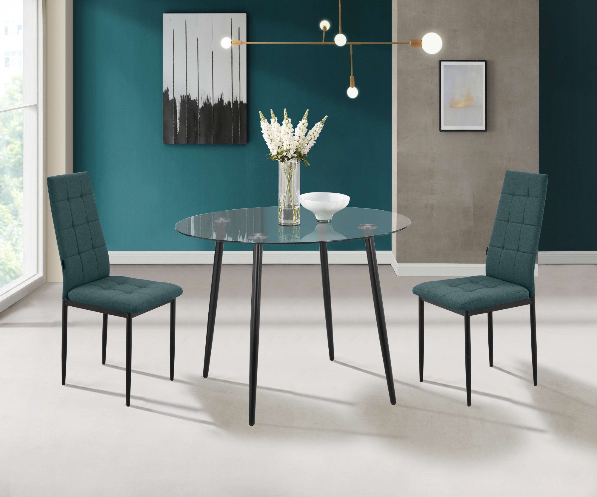 INOSIGN Eetkamerstoel Moana Met quilten (set)