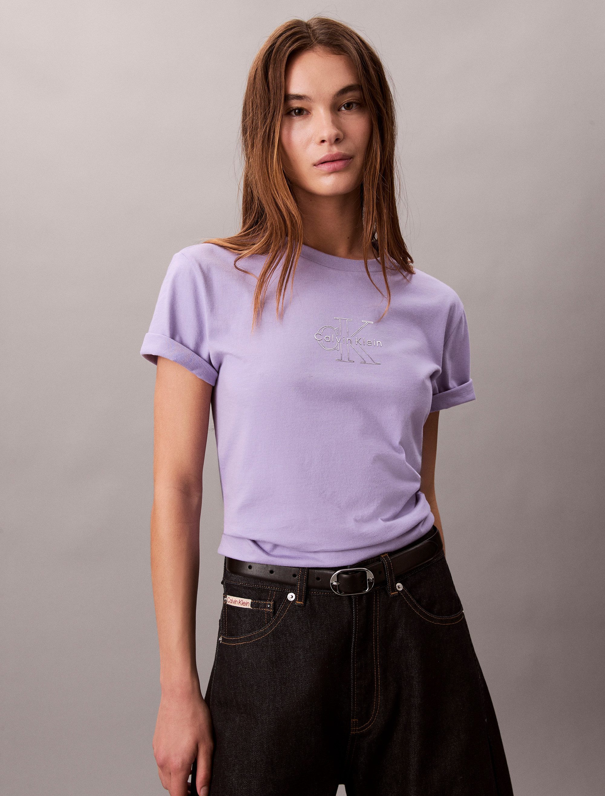 Calvin Klein T-shirt SS CLASSIC FOIL MONOLOGO TEE