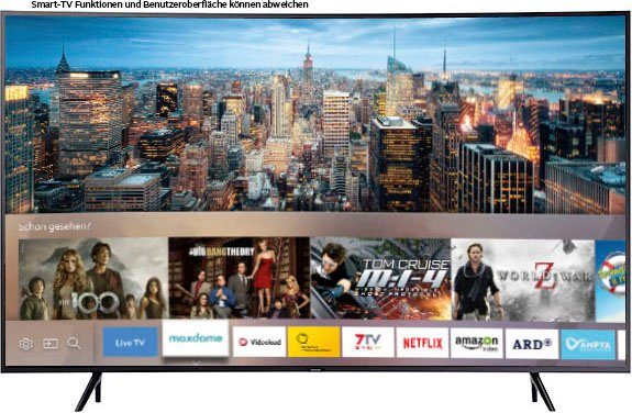 Samsung Curved led-TV GU65TU8379U, 163 cm / 65", 4K Ultra HD, Smart TV, HDR,Crystal Processor 4K,Crystal Display,Curved Screen