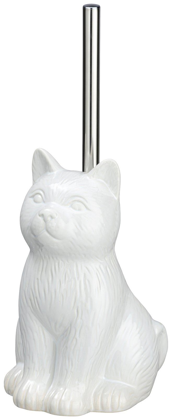 WENKO Toiletset CAT wit Keramiek (1 stuk)