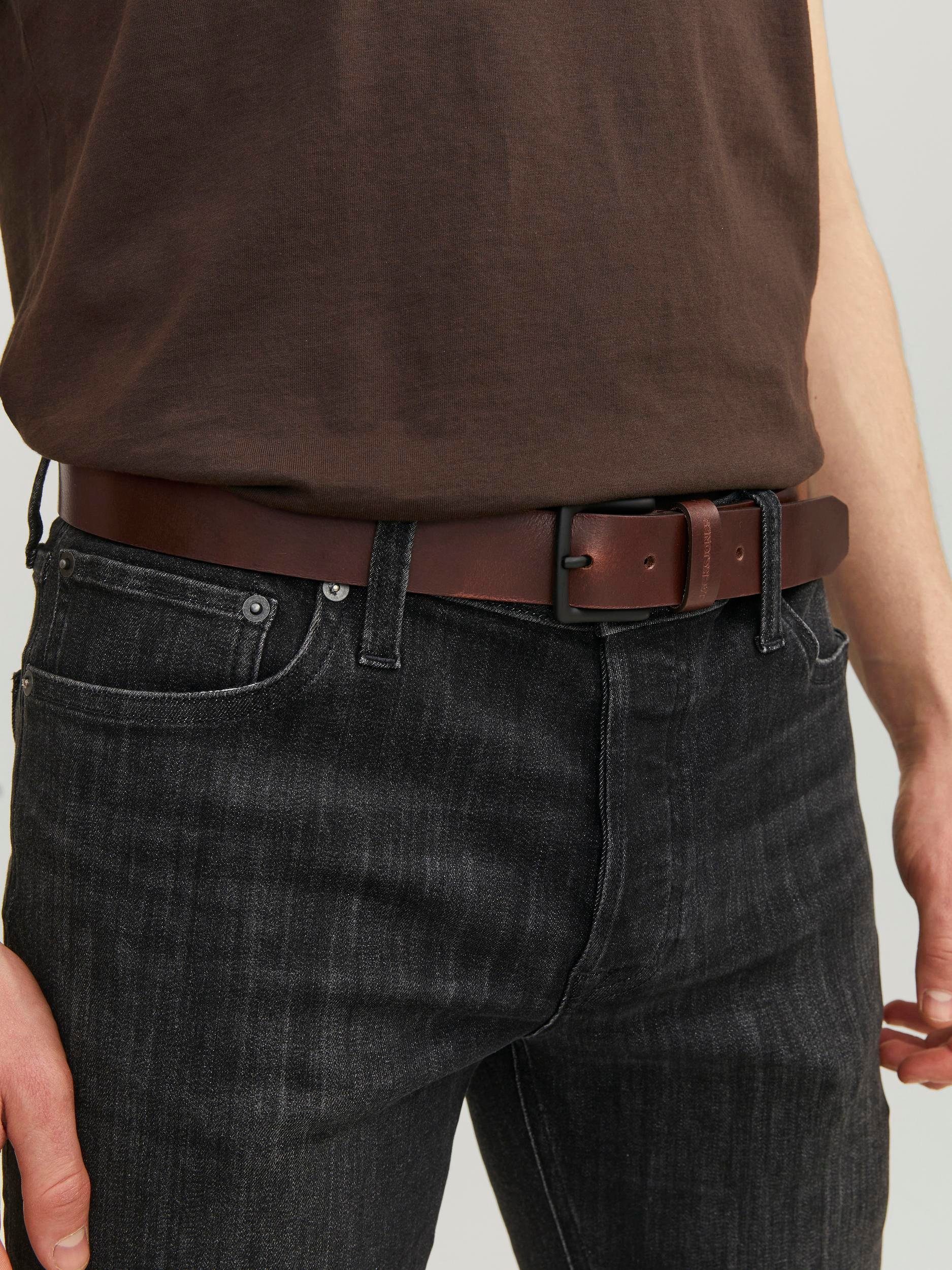 Jack & Jones Leren riem JACROMA LEATHER BELT NOOS