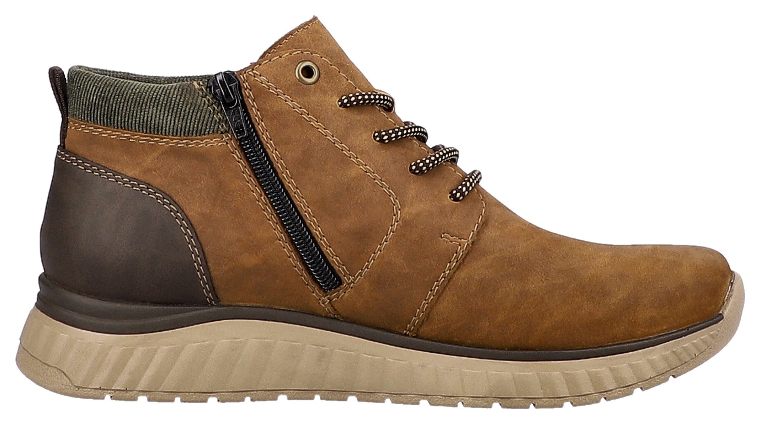 Rieker Hoge veterschoenen in moderne used-look