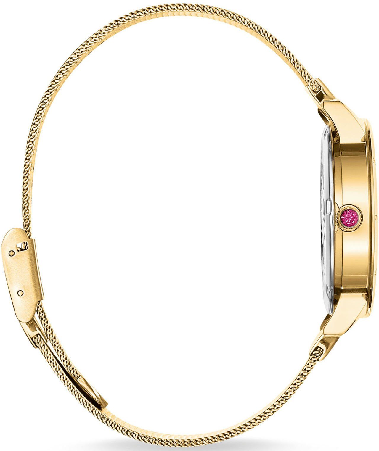 THOMAS SABO Kwartshorloge KALEIDOSKOP LIBELLE Damenuur, horloge, libelle-ontwerp, sierstenen