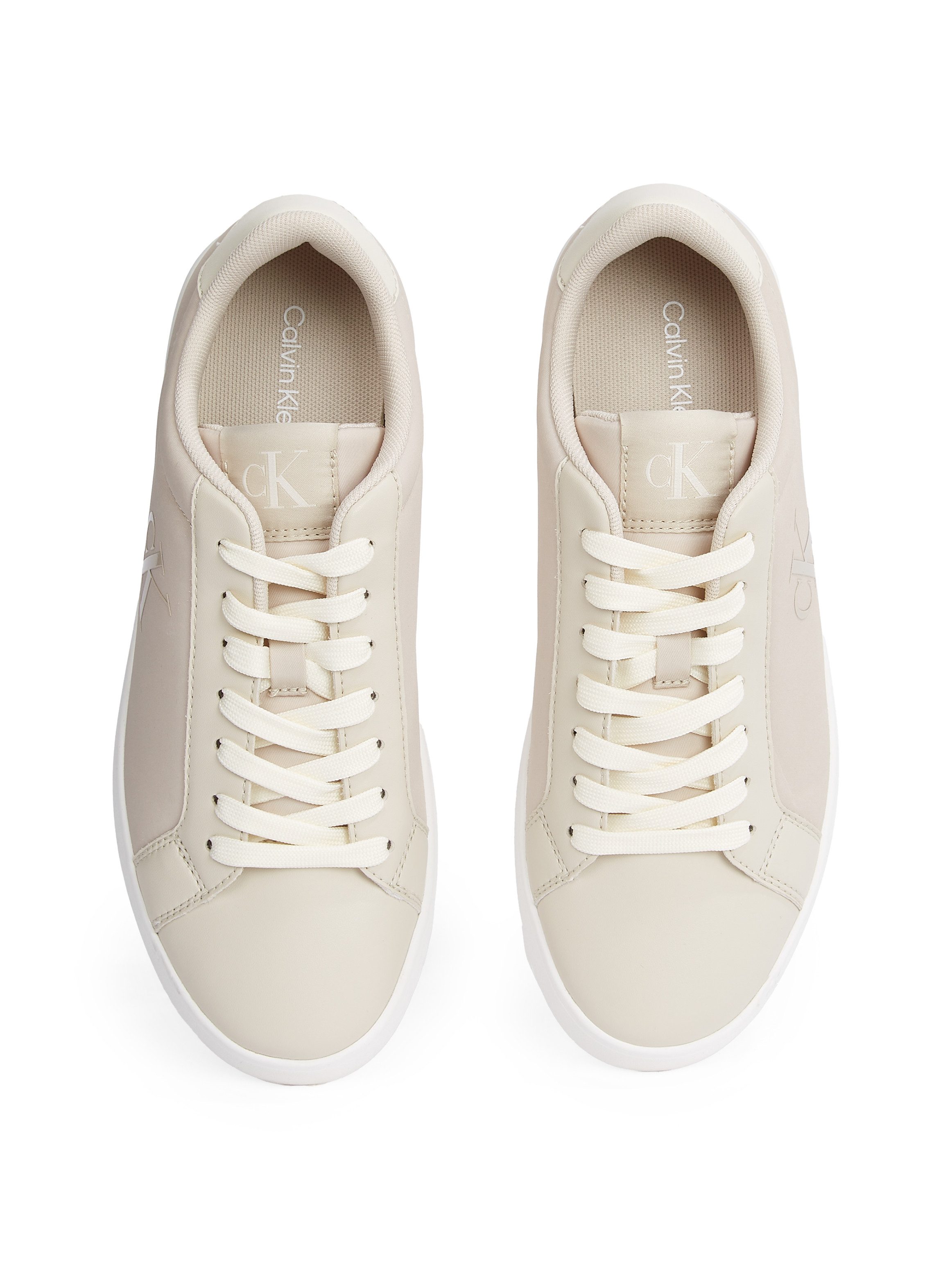 Calvin Klein Sneakers 3 CUPSOLE NY WN , veterschoenen, vrijetijdssneaker, lage schoen met gewatteerde schacht