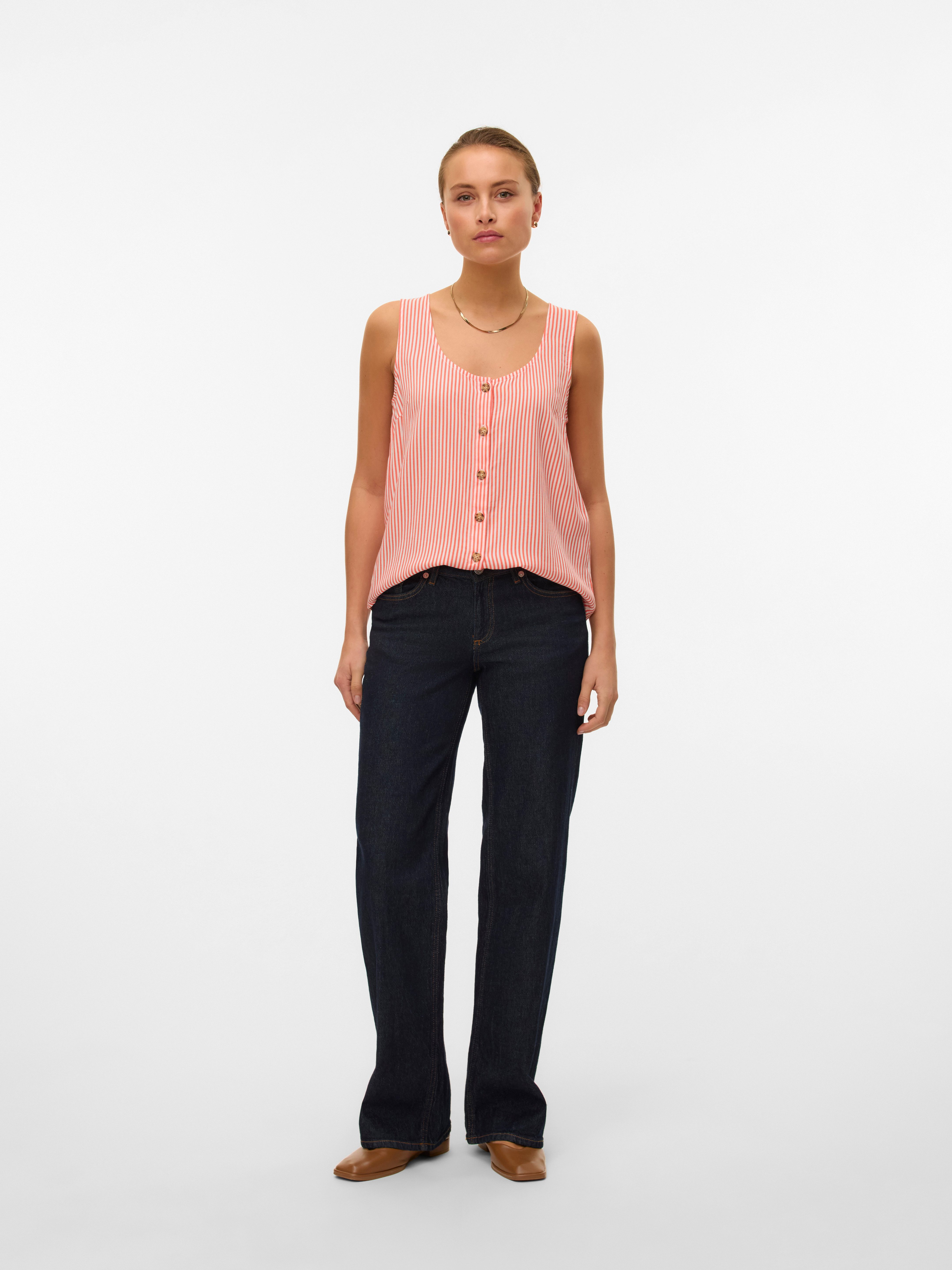 Vero Moda Top VMBUMPY SL SHIRT WVN GA NOOS