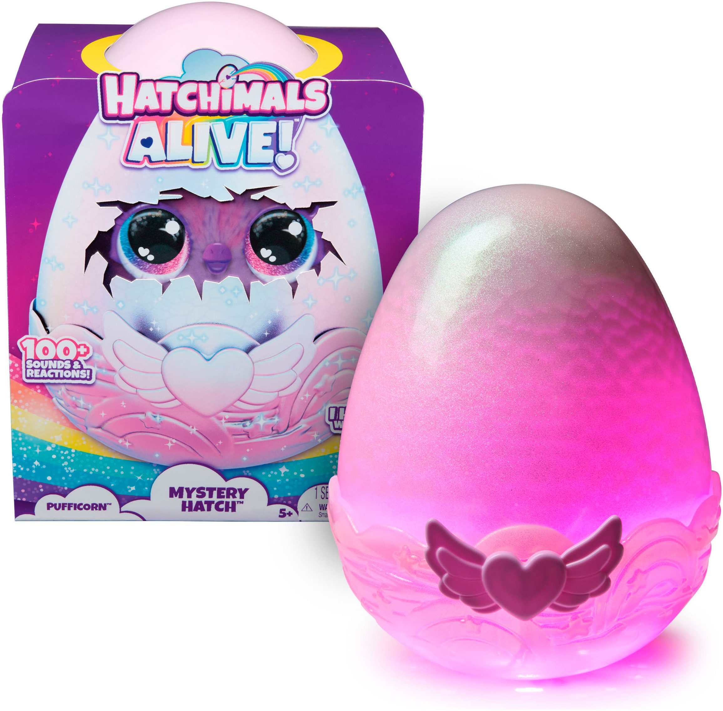 Spin Master Speelfiguur Hatchimals Alive Mystery Ei Pufficorn