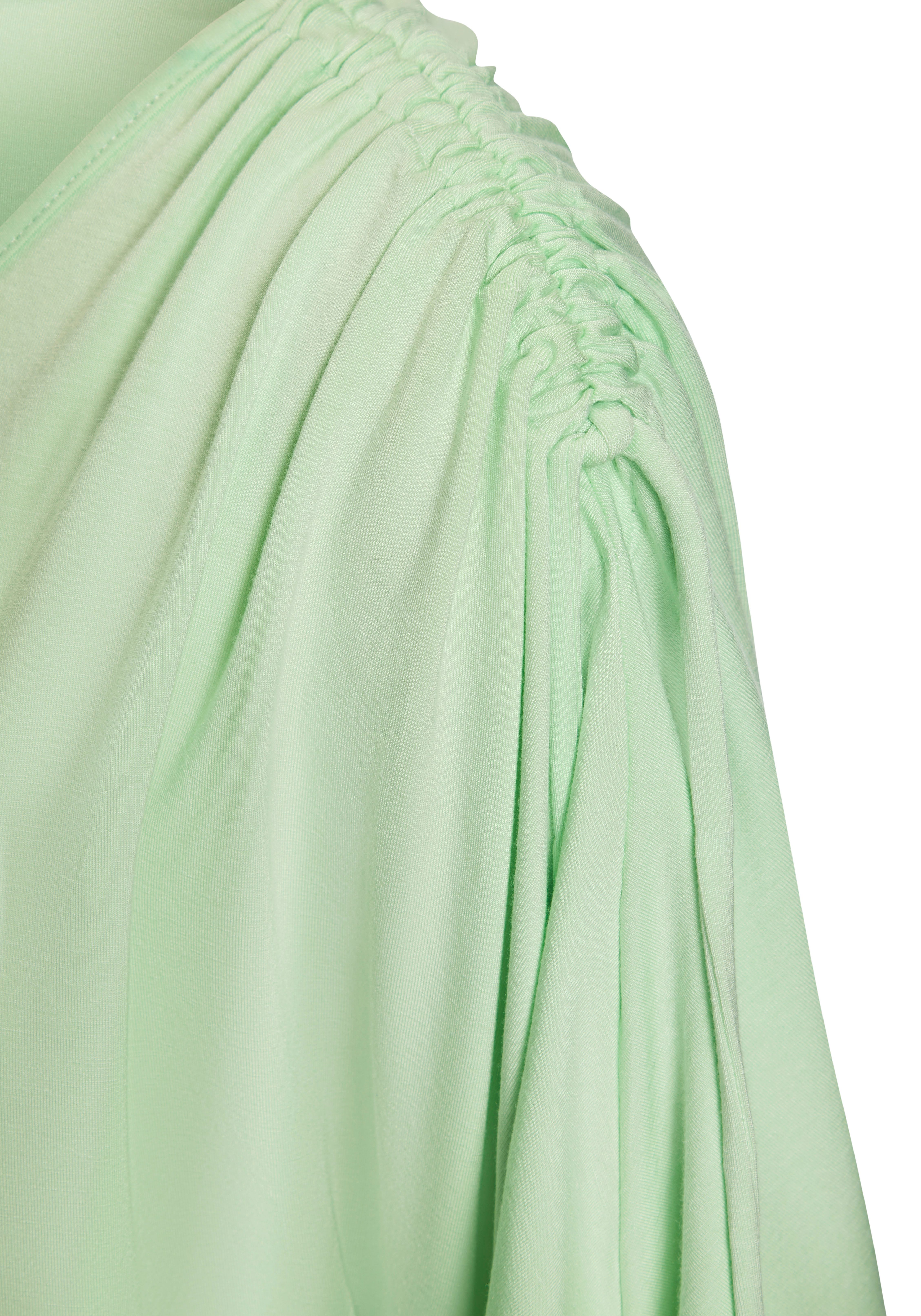 Lascana Shirt met ronde hals Met variabele mouwlengte van zachte viscose-stretch