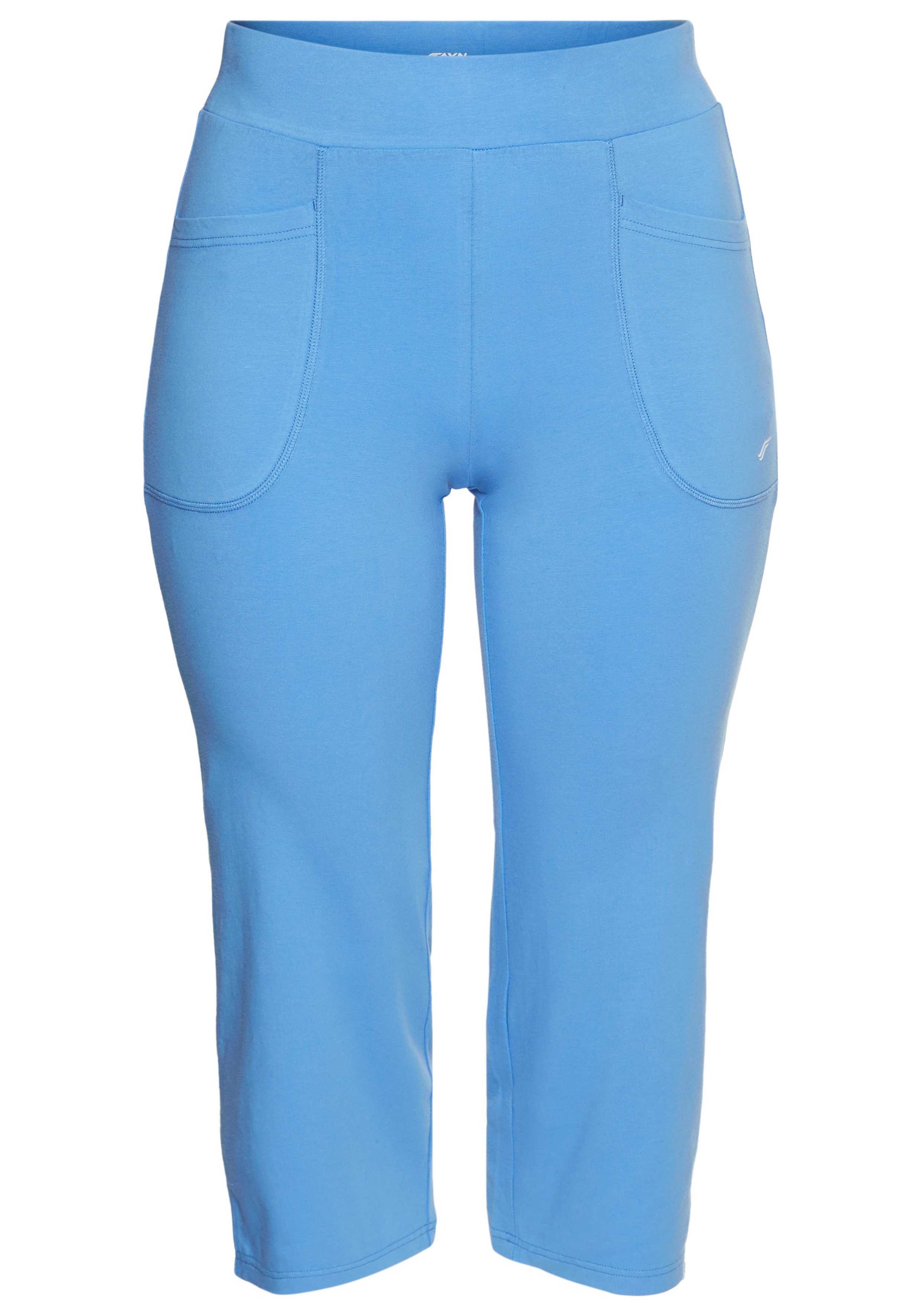 FAYN SPORTS 3/4 broek met elastische taille ook in grote maten