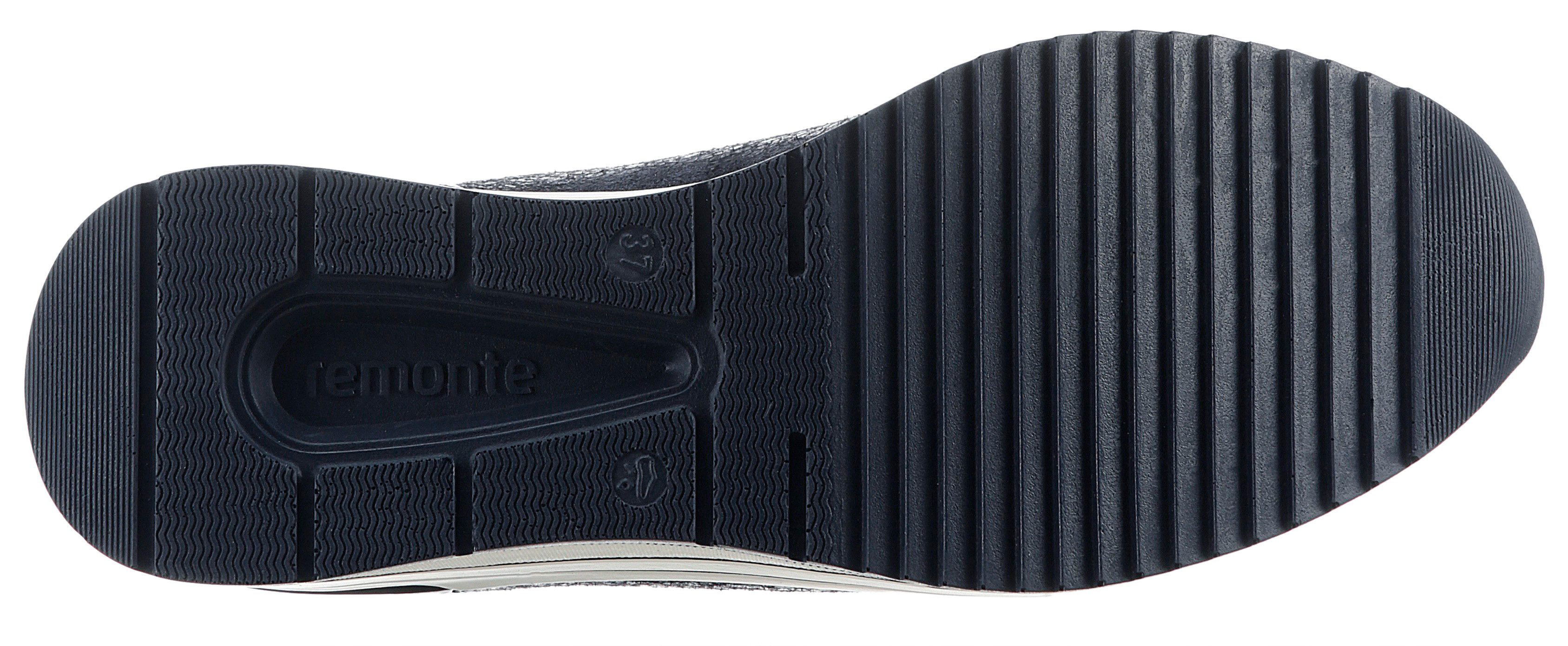 Remonte Slip-on sneakers Elisabeth Hurley-Collection , wedge sneaker, slipper, instapschoen, vrijetijdsschoen, vegan
