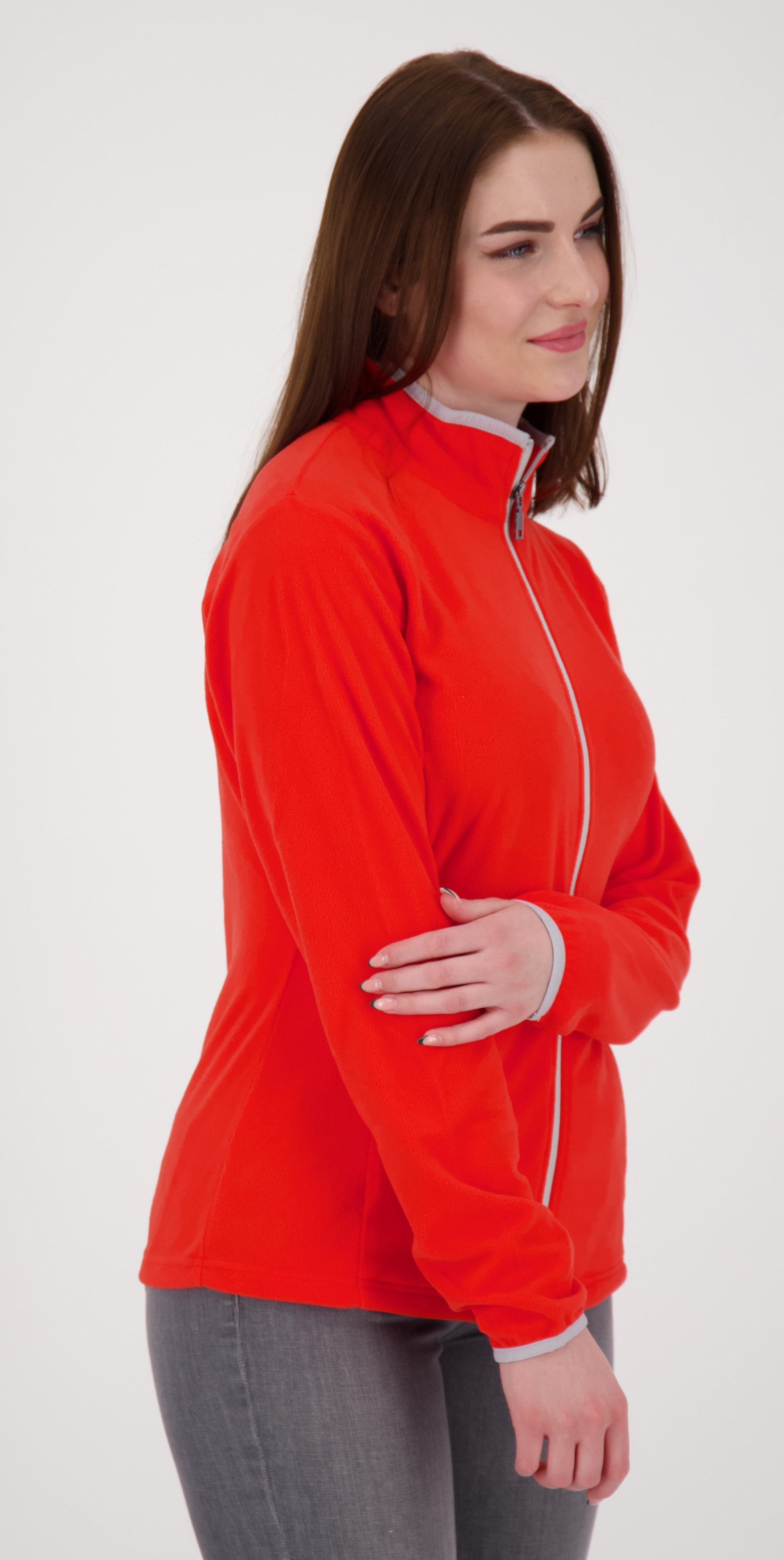 DEPROC Active Fleecejack DECORAH II WOMEN zacht fleecejack in traditionele look