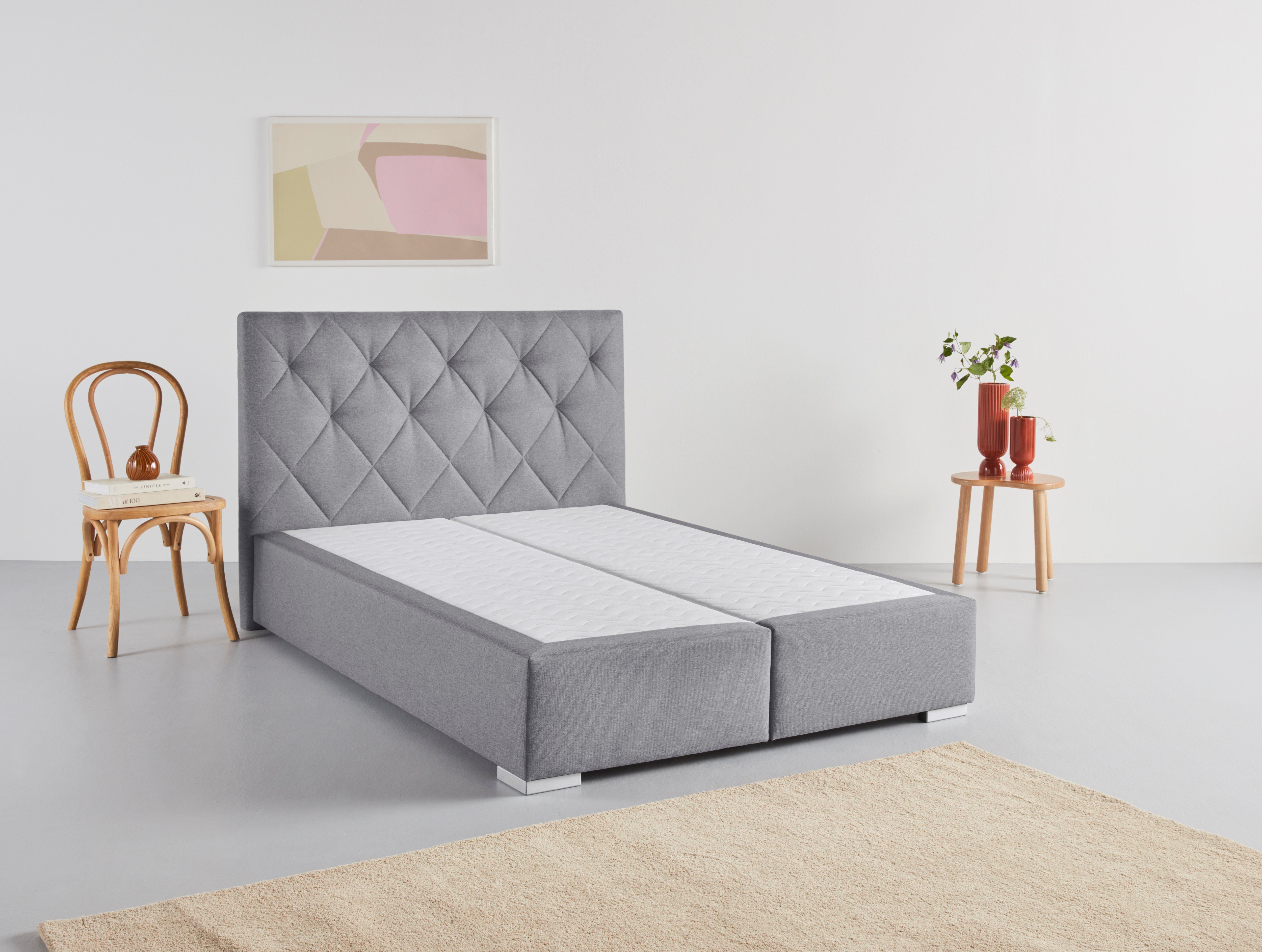 INOSIGN Boxspring Tynan optioneel met bedbox, verkrijgbaar in h2, h3 & h4
