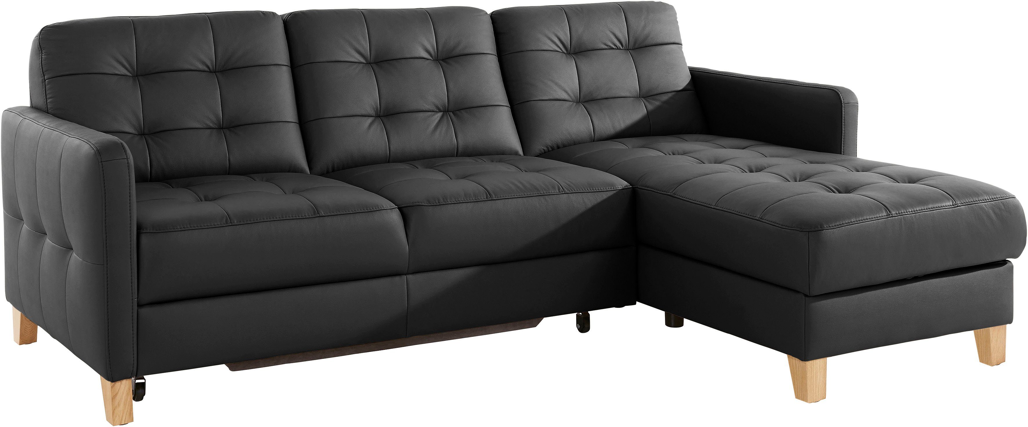 exxpo - sofa fashion Hoekbank Elio, compact en comfortabel, handig en tijdloos design, L-vorm