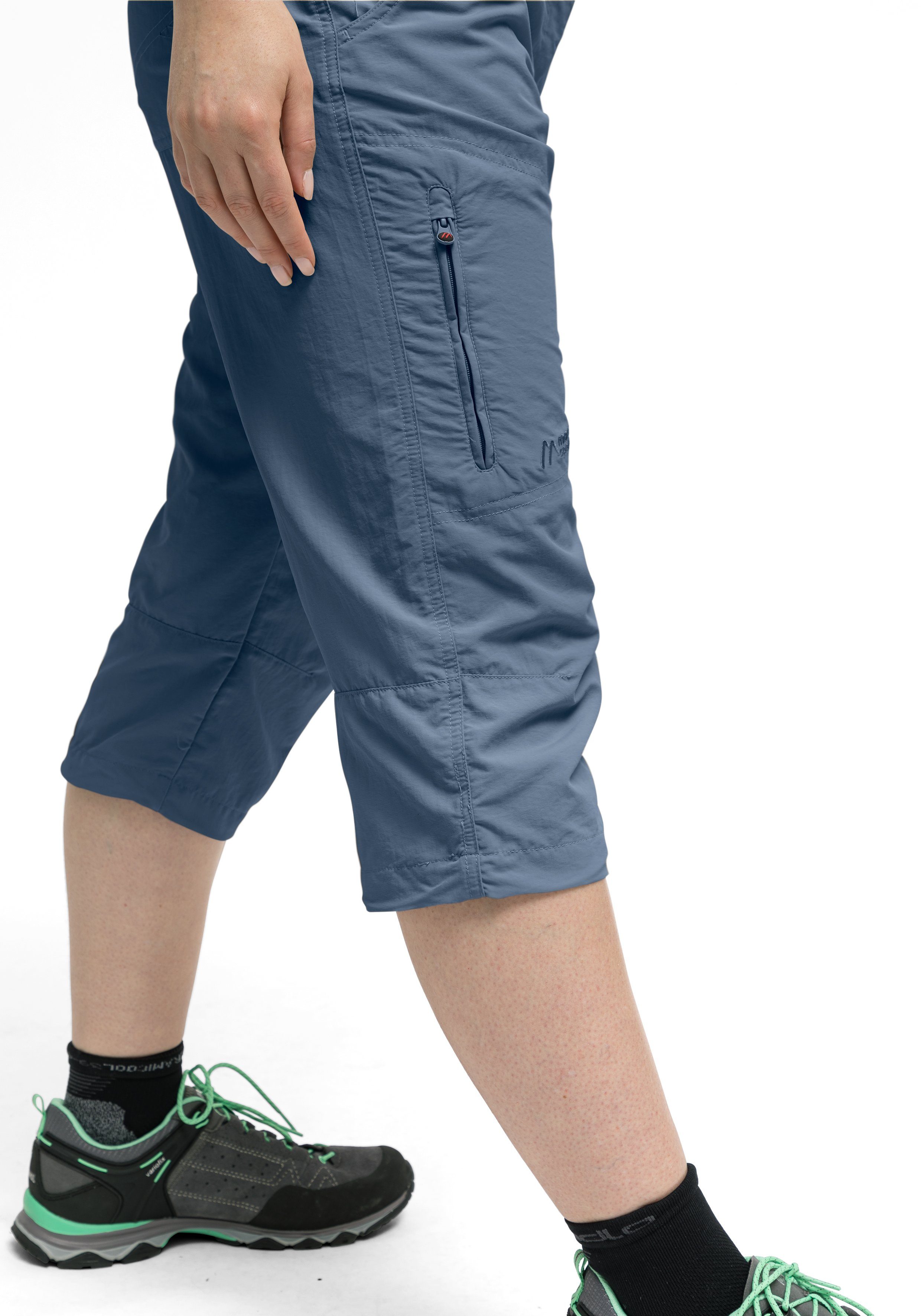 Maier Sports Capribroek Neckar Robuuste functionele broek in caprilengte, ideaal voor het wandelen