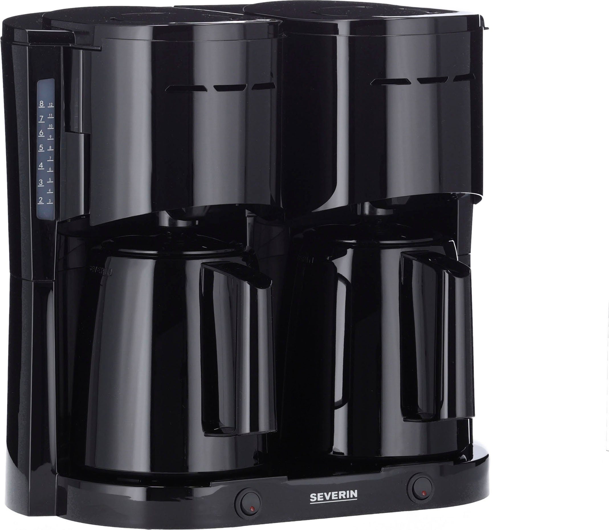 Severin Filterkoffieapparaat KA 9315 Duo, 1 l