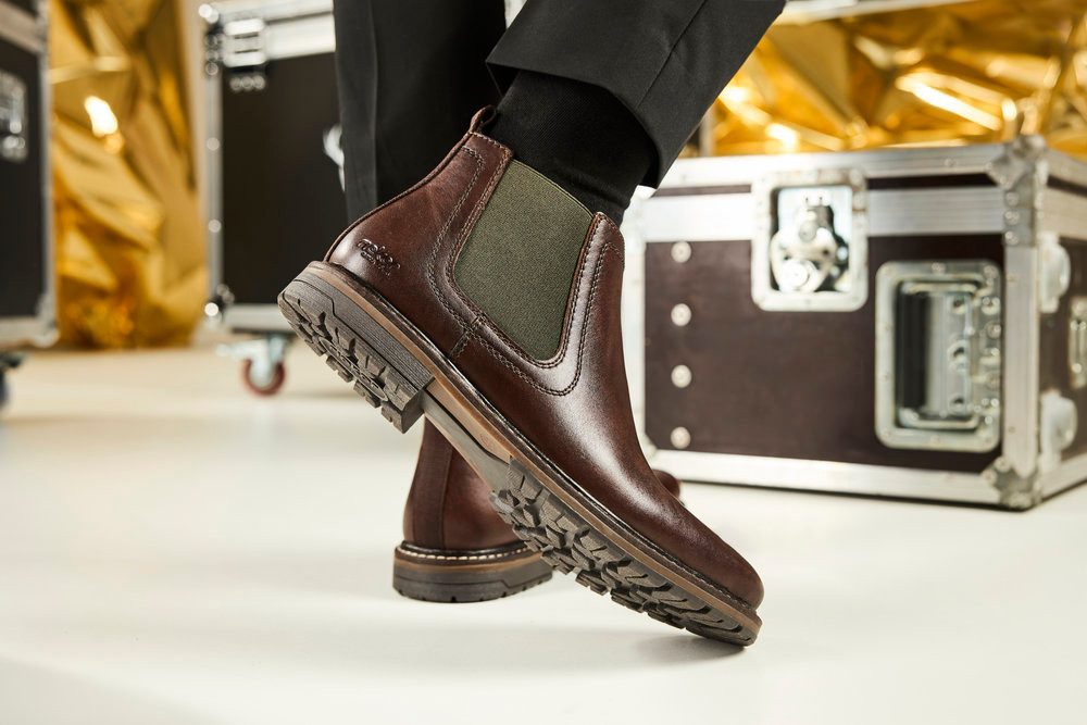Rieker Chelsea-boots , instappers, business-enkellaars met stretch