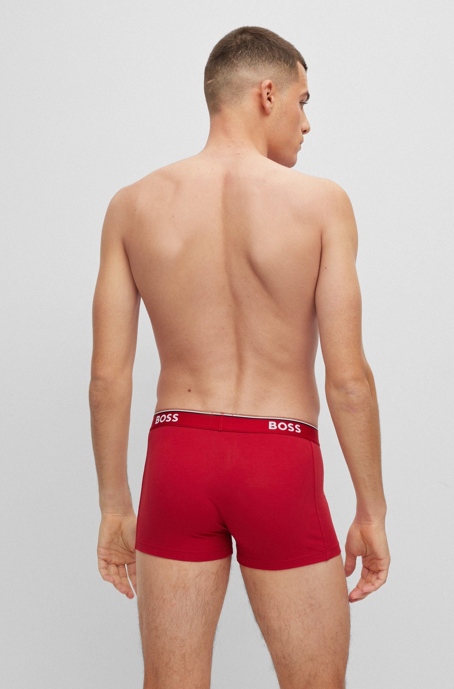 BOSS Boxershort met boss opdruk op de tailleband (3 stuks)