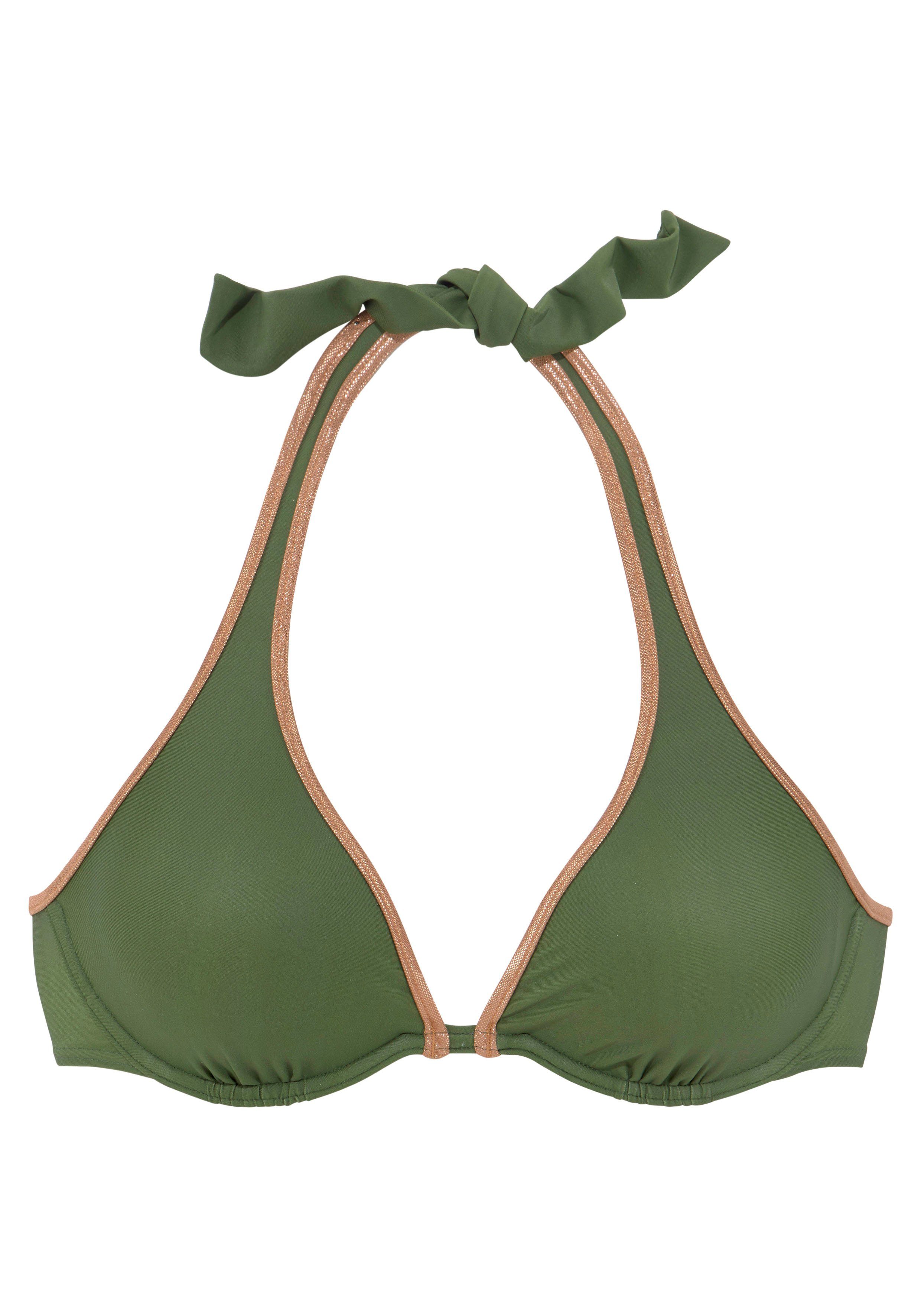 Bruno Banani Bikinitop met beugels Milano met koperen bies