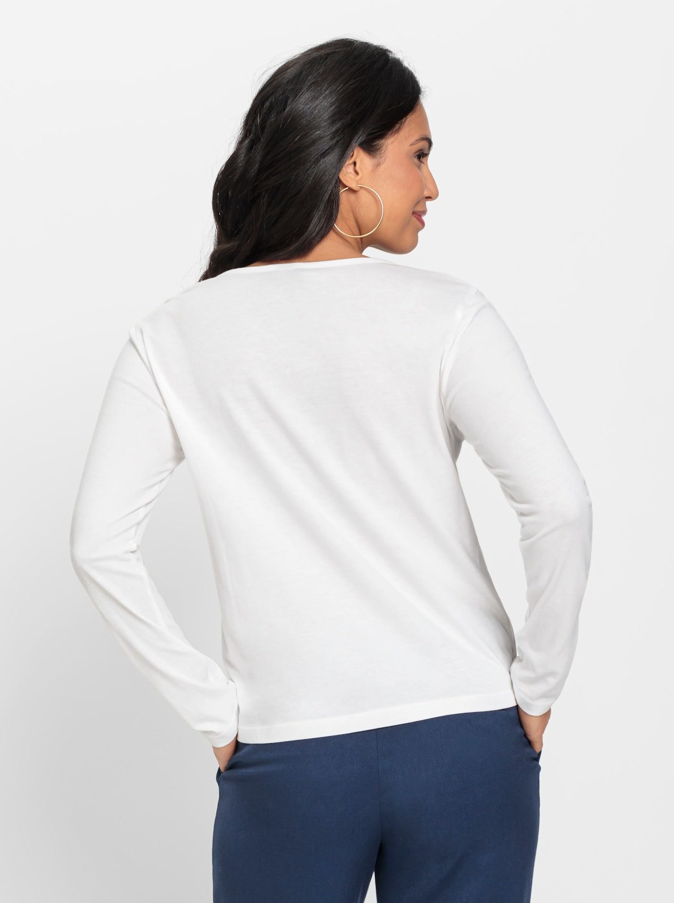 Lady Shirt met lange mouwen Shirt (1-delig)