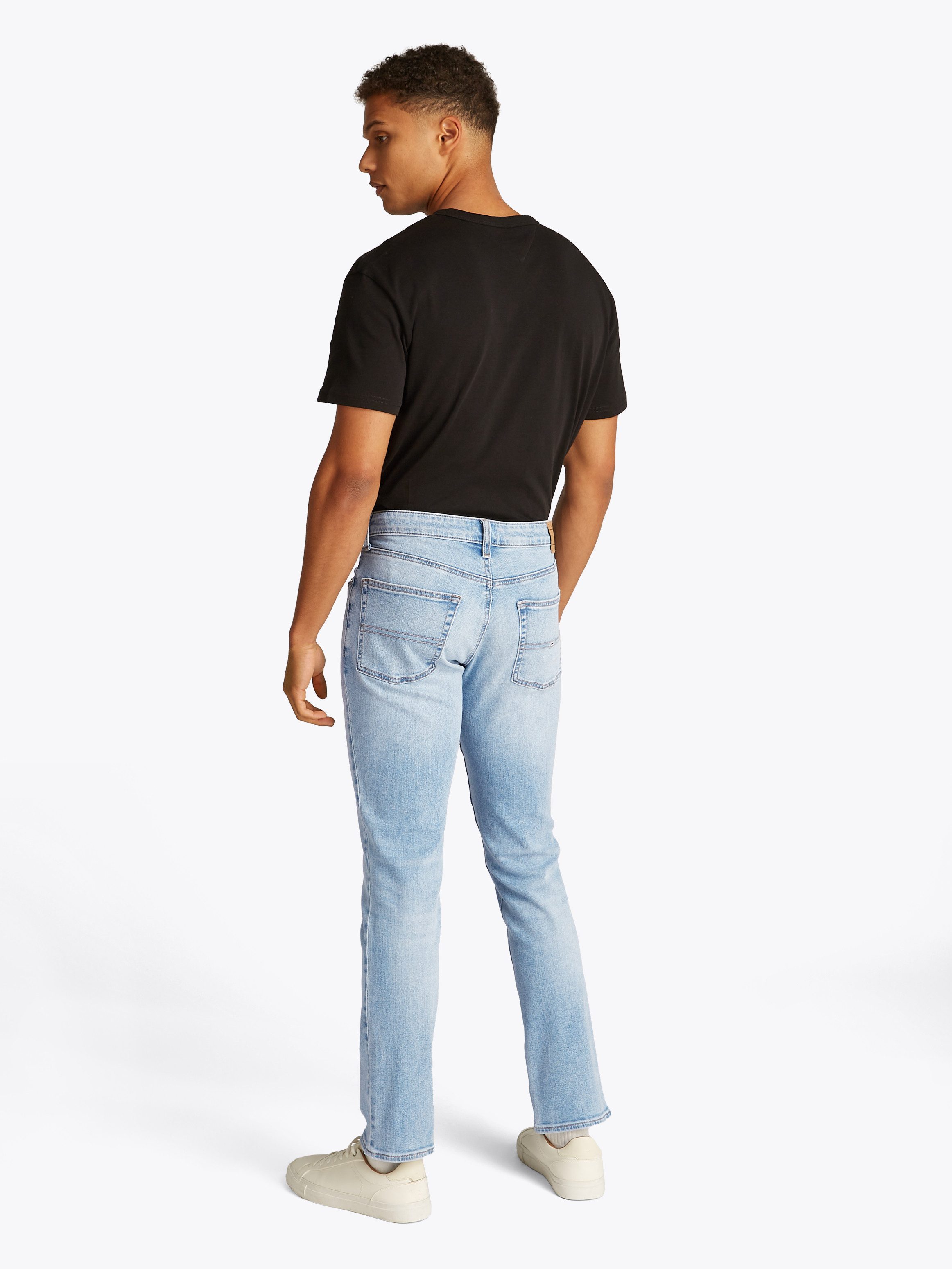 TOMMY JEANS Slim fit jeans SCANTON SLIM Met riemlussen