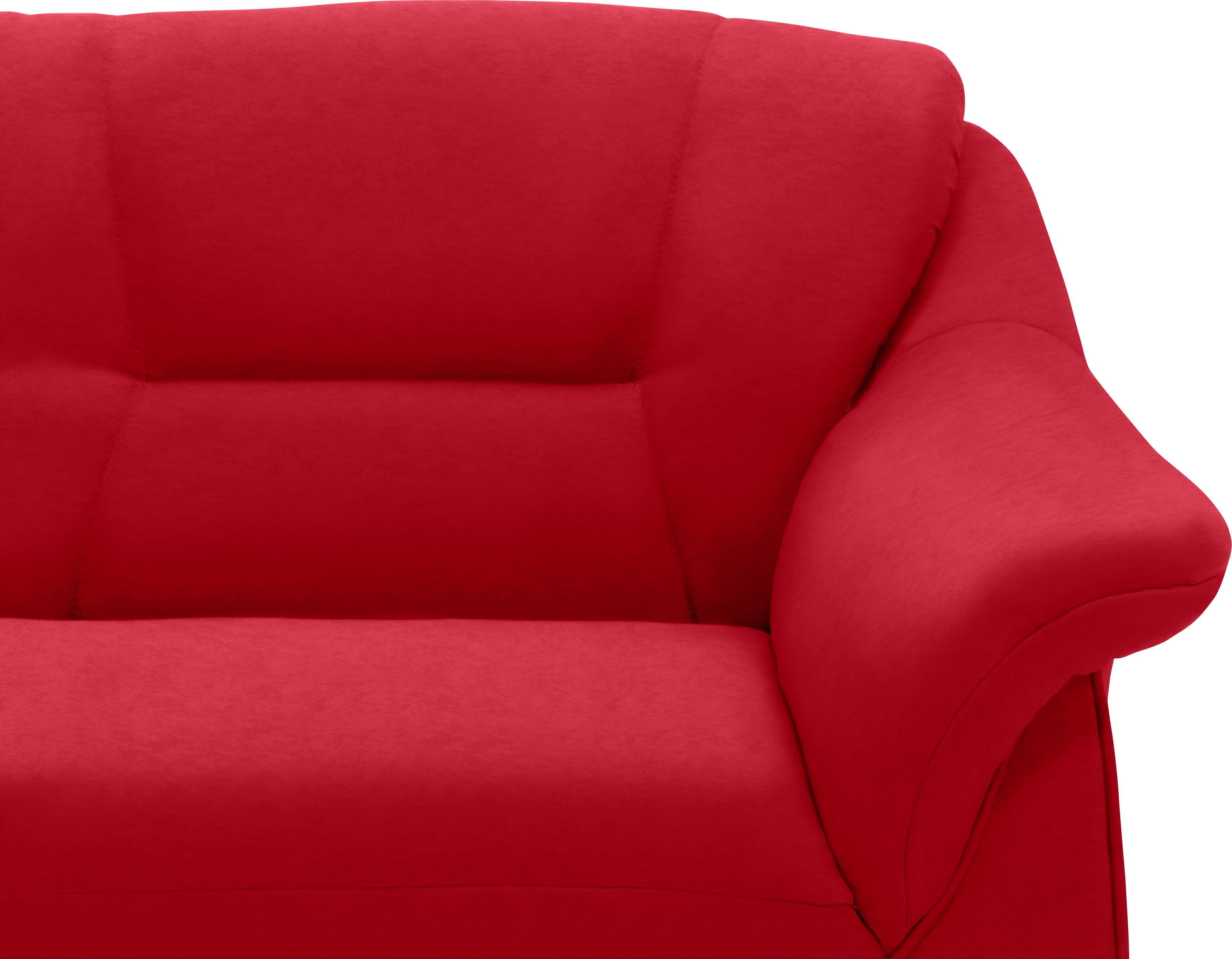 DOMO collection Hoekbank Faenza voor kleine ruimtes, afmetingen 232,176cm, comfortabel, L-vorm