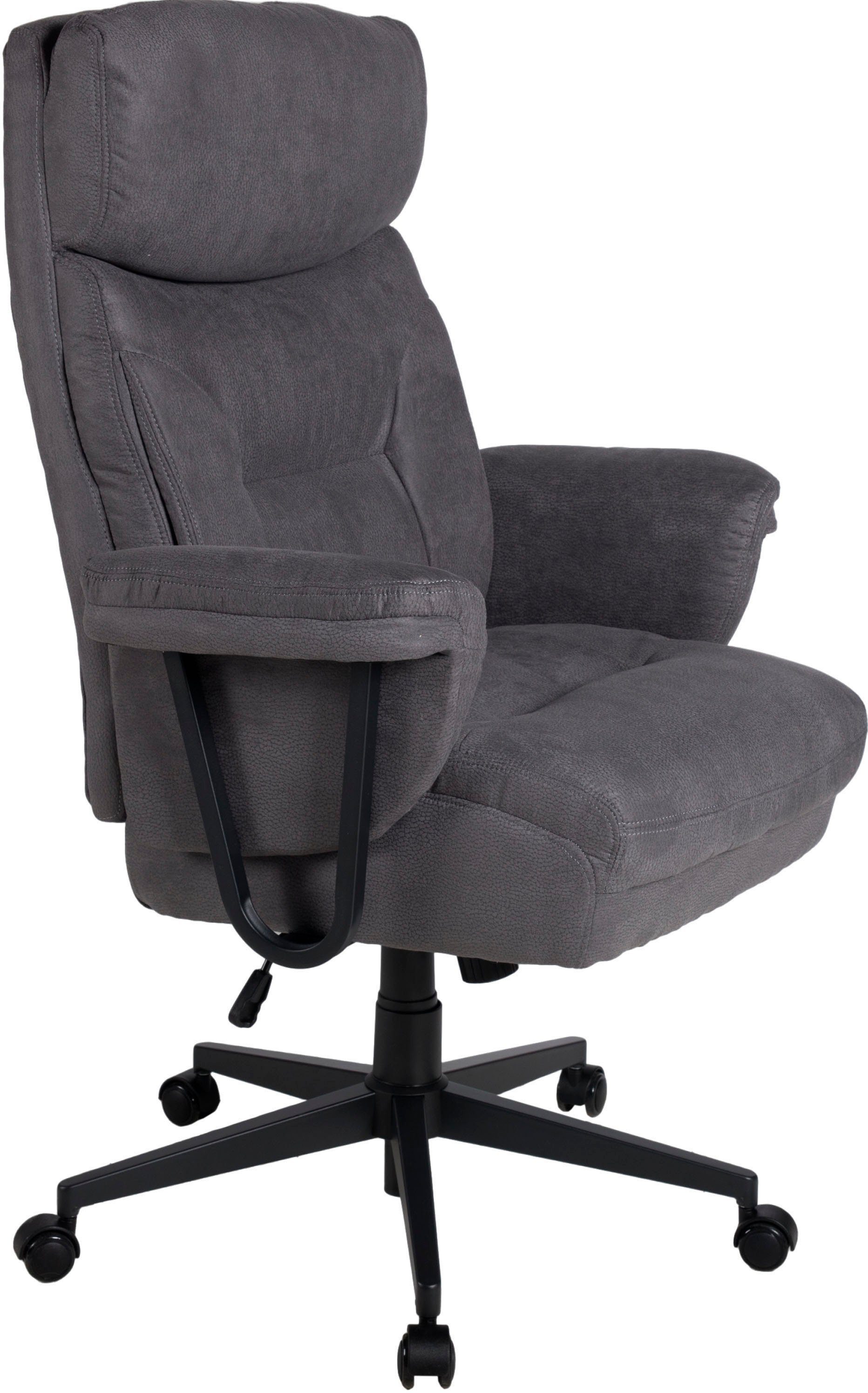 Duo Collection Bureaustoel Tiago XXL Belastbaar tot 150 kg, pocketveren kern in de zitting
