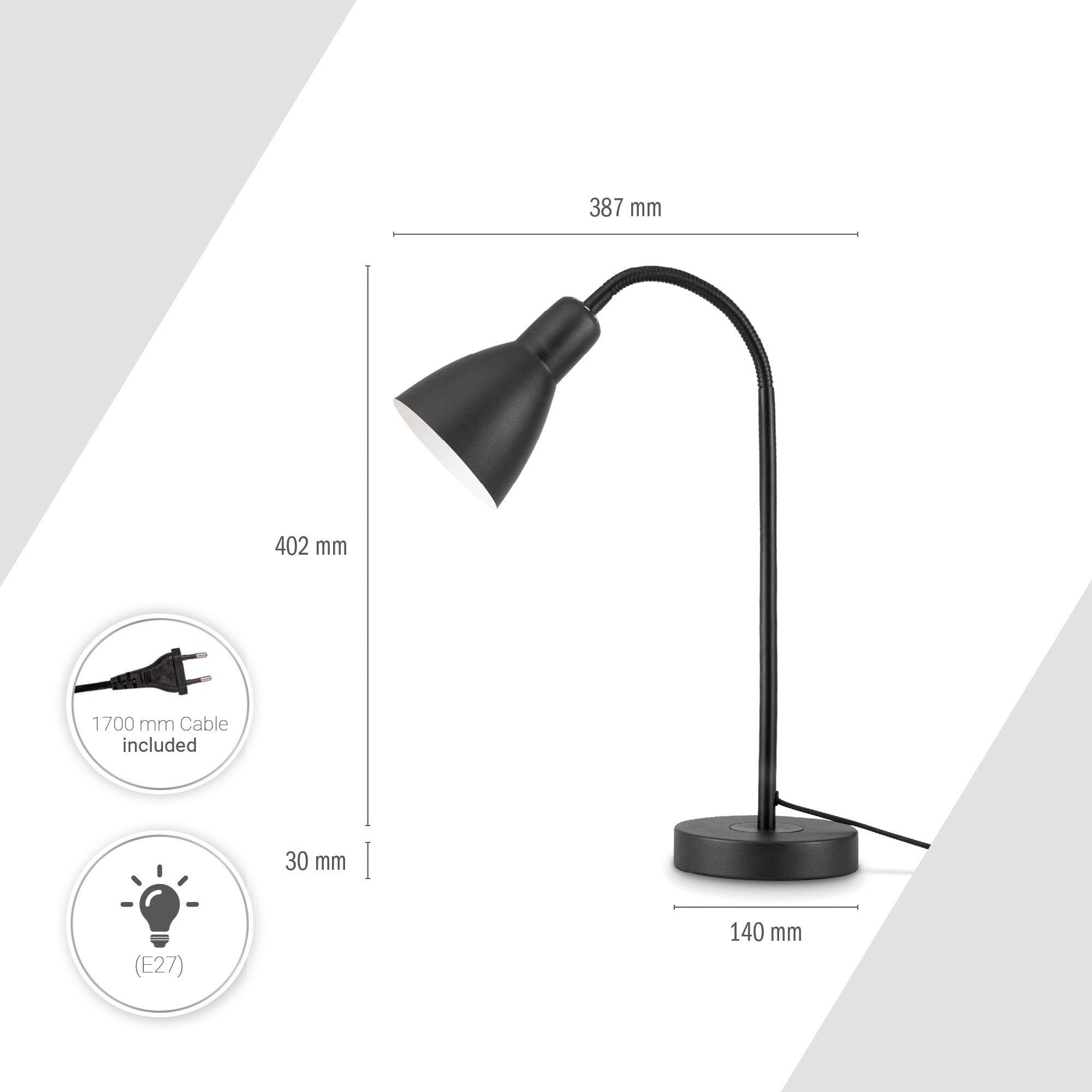 Paco Home Tafellamp WILHELM met compatibele dimmer en lichtbron