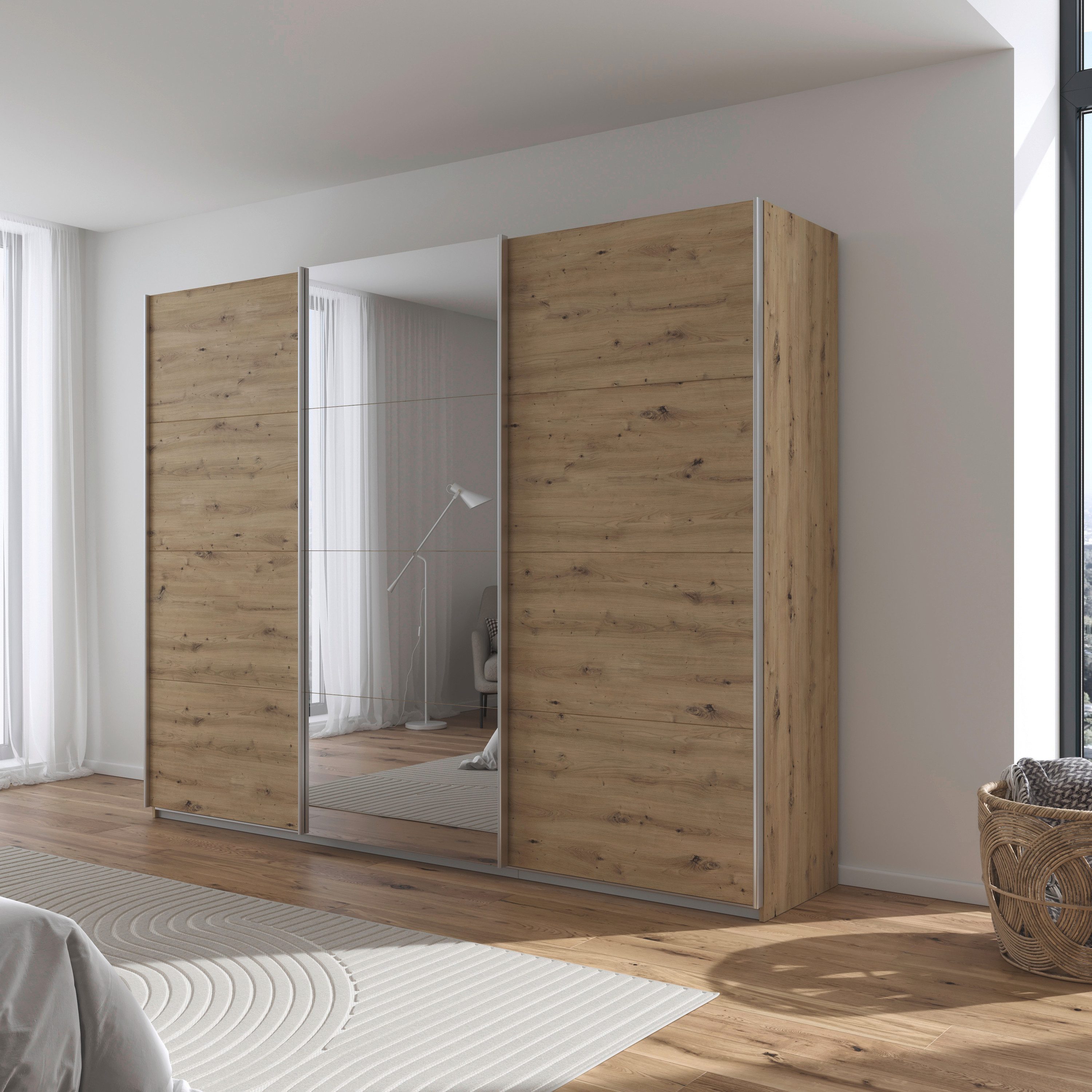 rauch Schuifdeurkast Kledingkast kast OTTO´S CHOICE garderobe AGORDO Top interieur, in 4 breedtes en 2 hoogtes MADE IN GERMANY