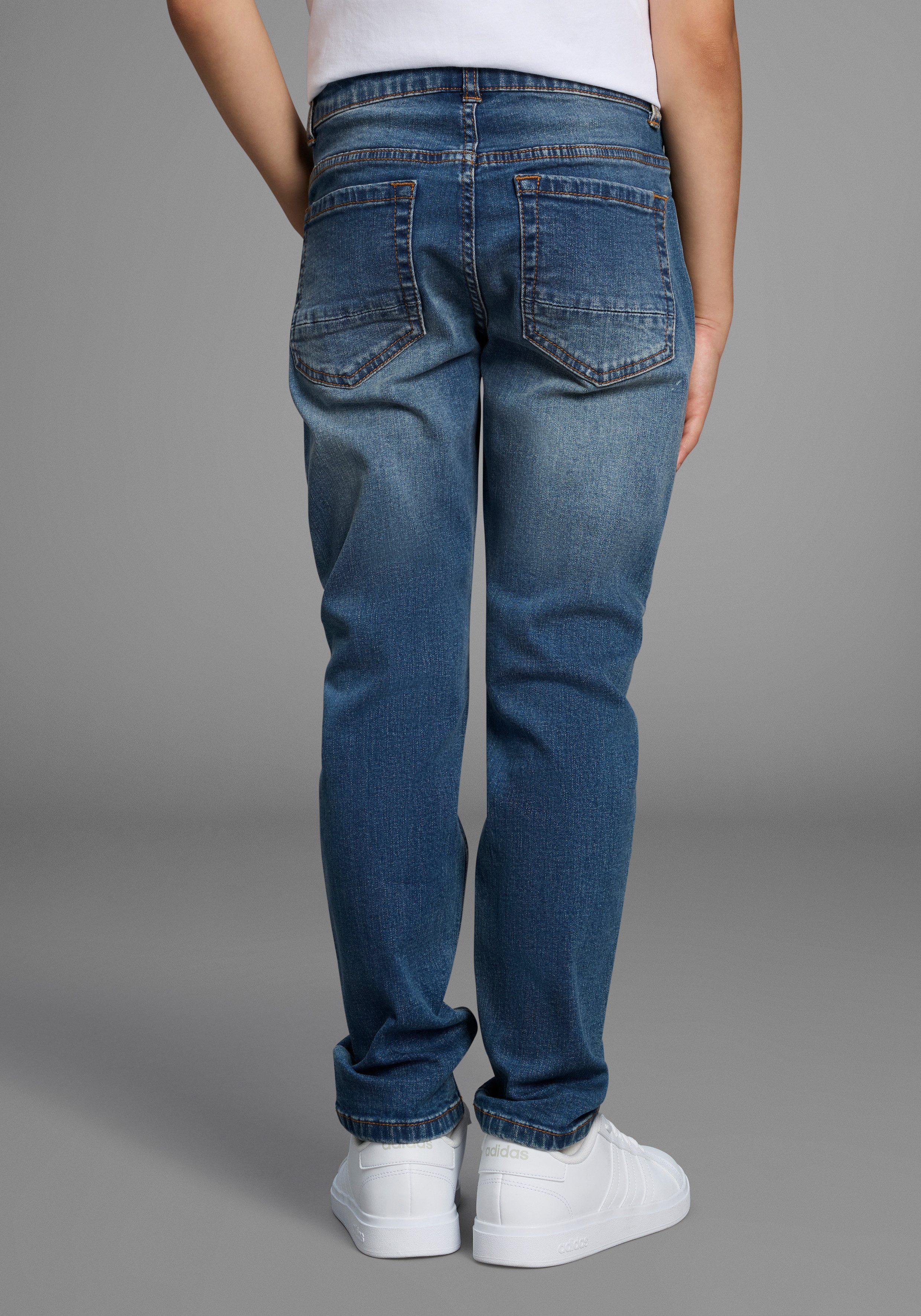 KIDSWORLD Straight jeans Rechte stretchjeans