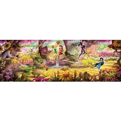 komar fotobehang fairies forest zeer lichtbestendig (set) multicolor