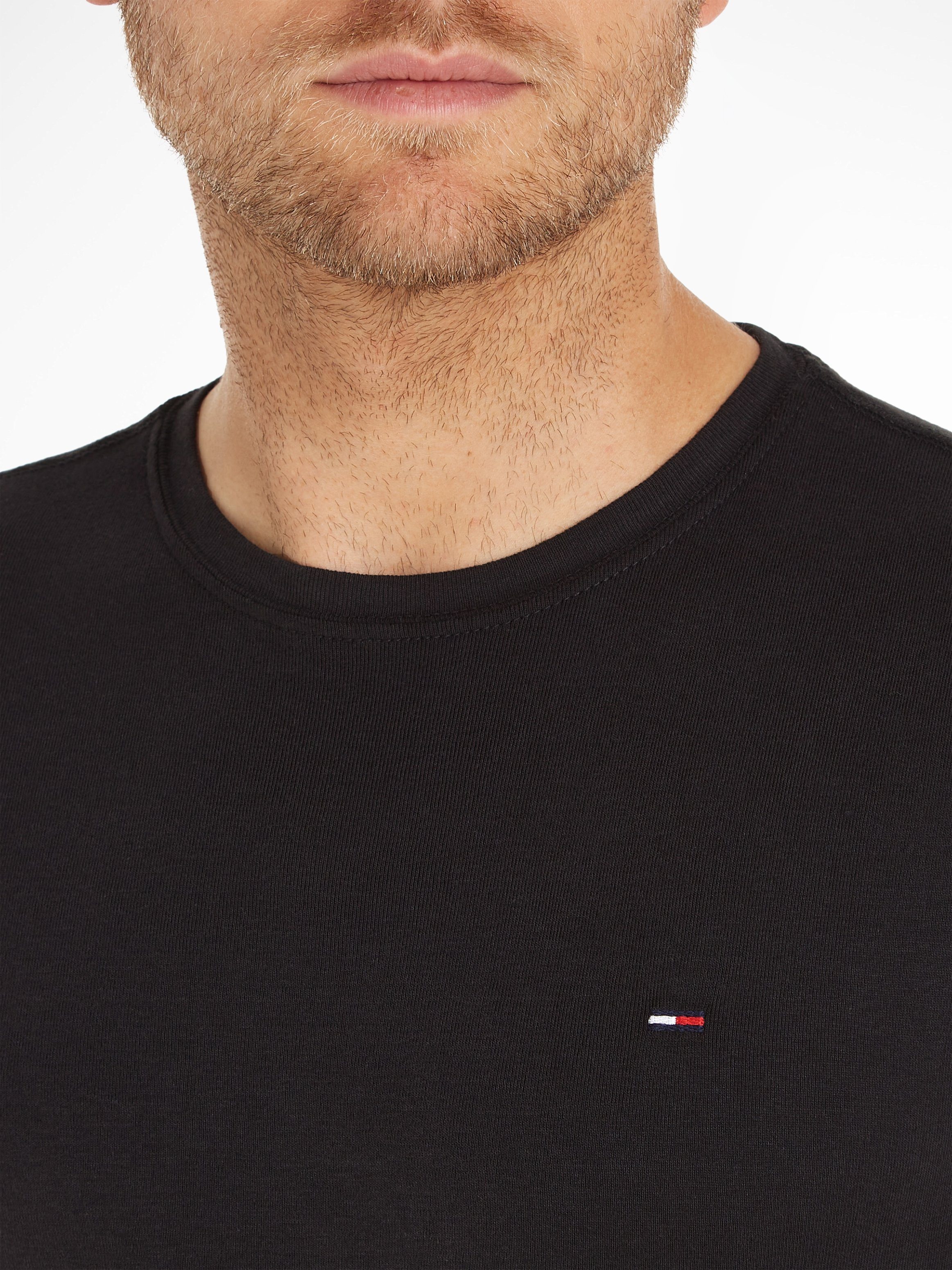 TOMMY JEANS Shirt met lange mouwen TJM ORIGINAL RIB LONGSLEEVE TEE