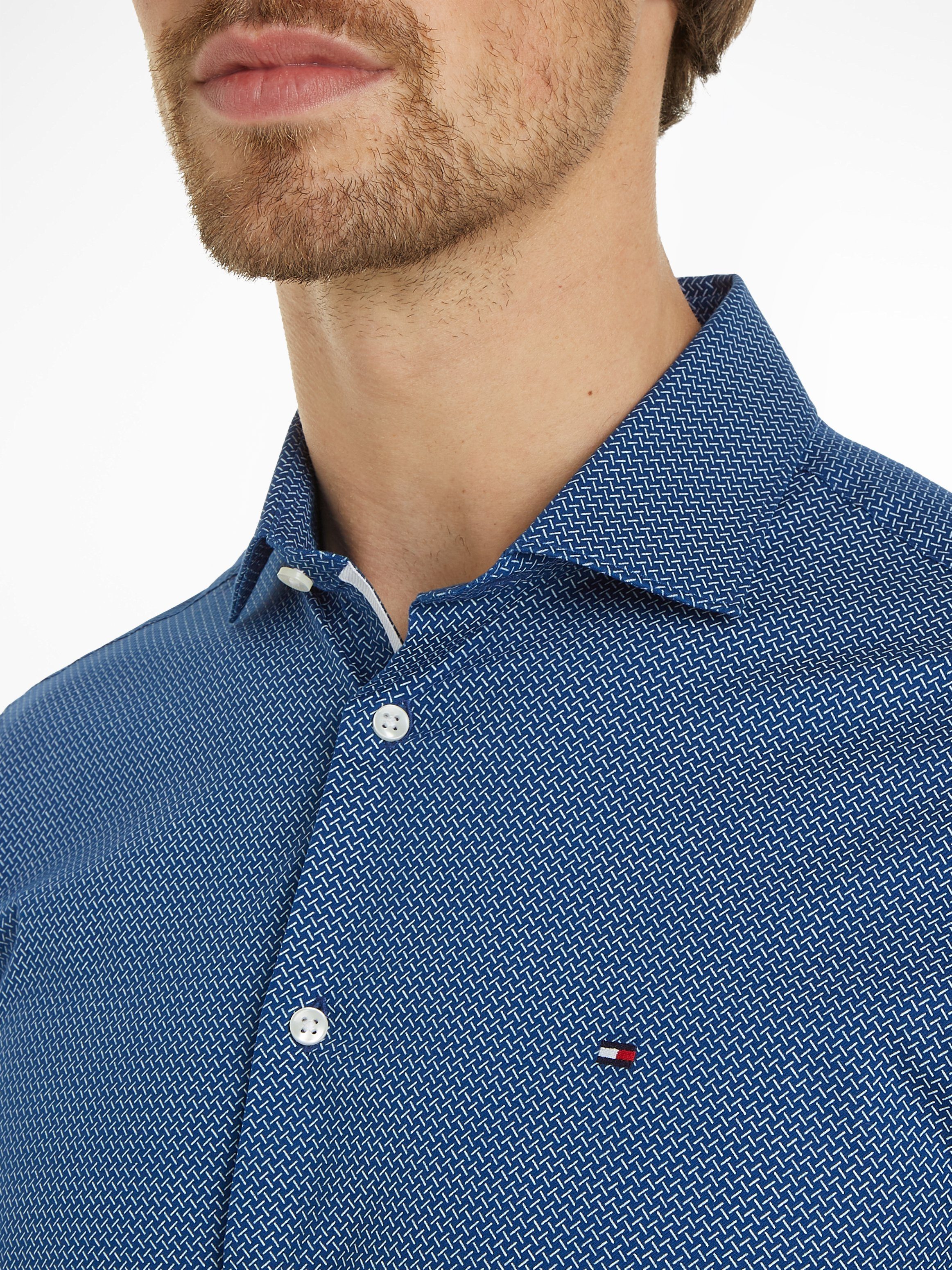 Tommy Hilfiger Businessoverhemd CL STRETCH MICRO PRINT SF SHIRT