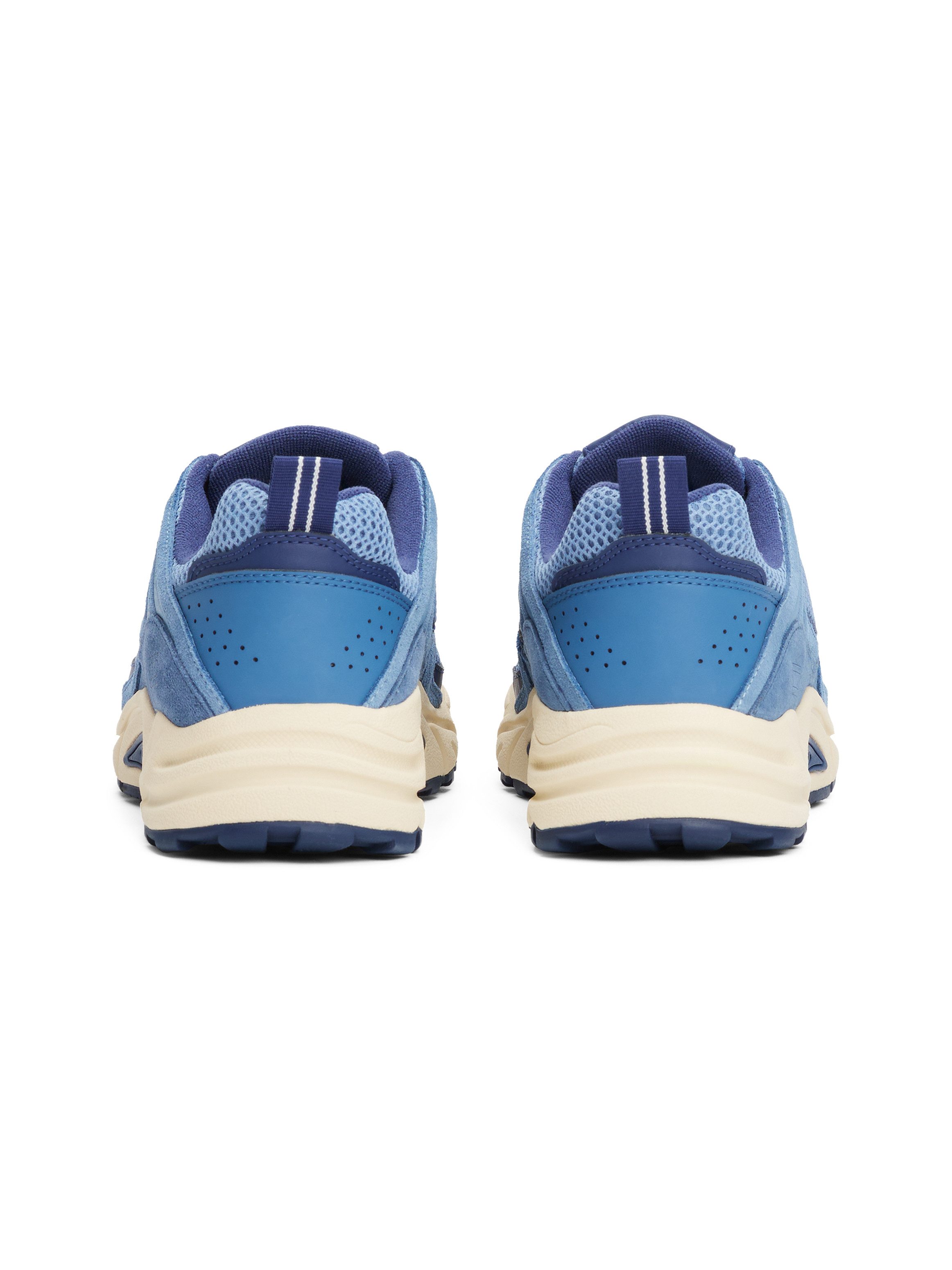 TOMMY JEANS Sneakers met sleehak ARCHIVE'97 , vrijetijdsschoen, halfschoen, veterschoen in lichte materiaalmix