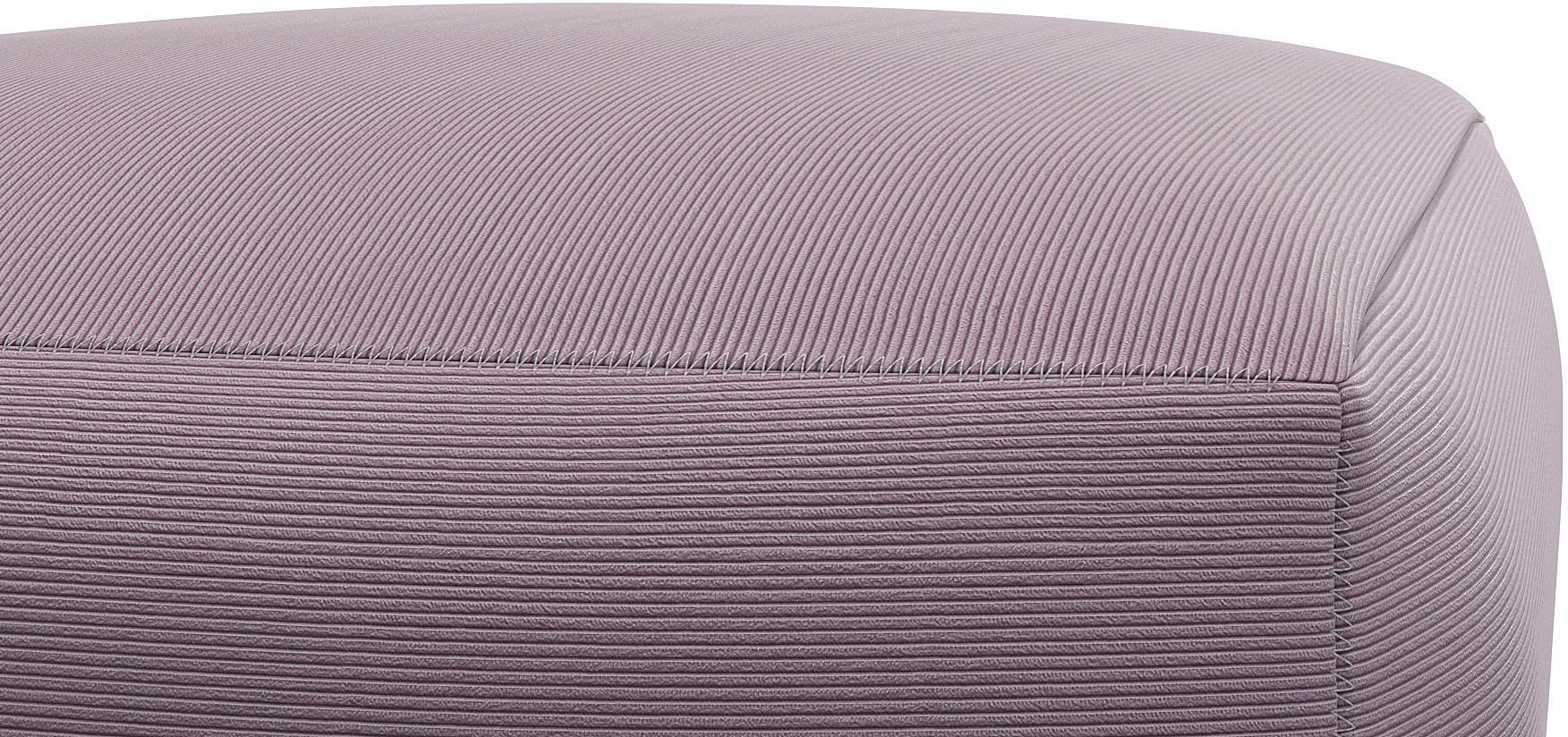 FLEXLUX Poef Lucera modern & gezellig, koudschuim, stalen nosagvering